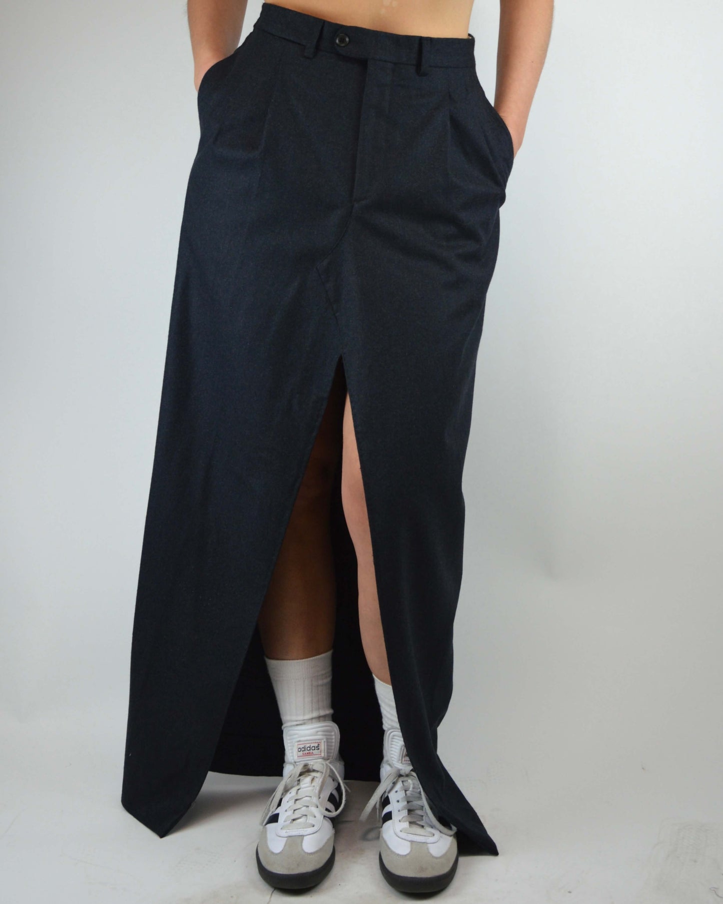 Long Skirt - Soft Grey Tall (S/M)