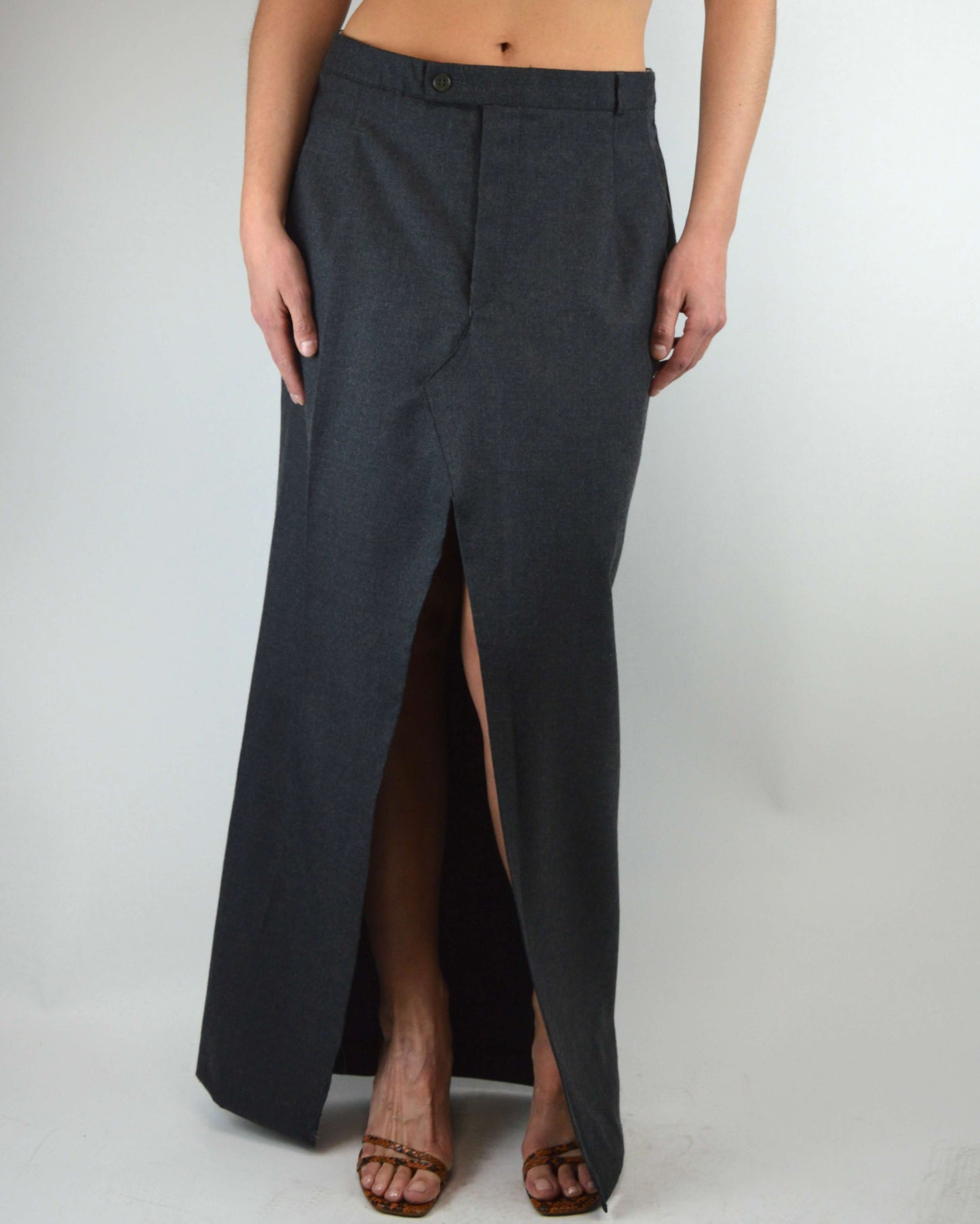 Long Skirt - Grey Softer Texture (M/L)