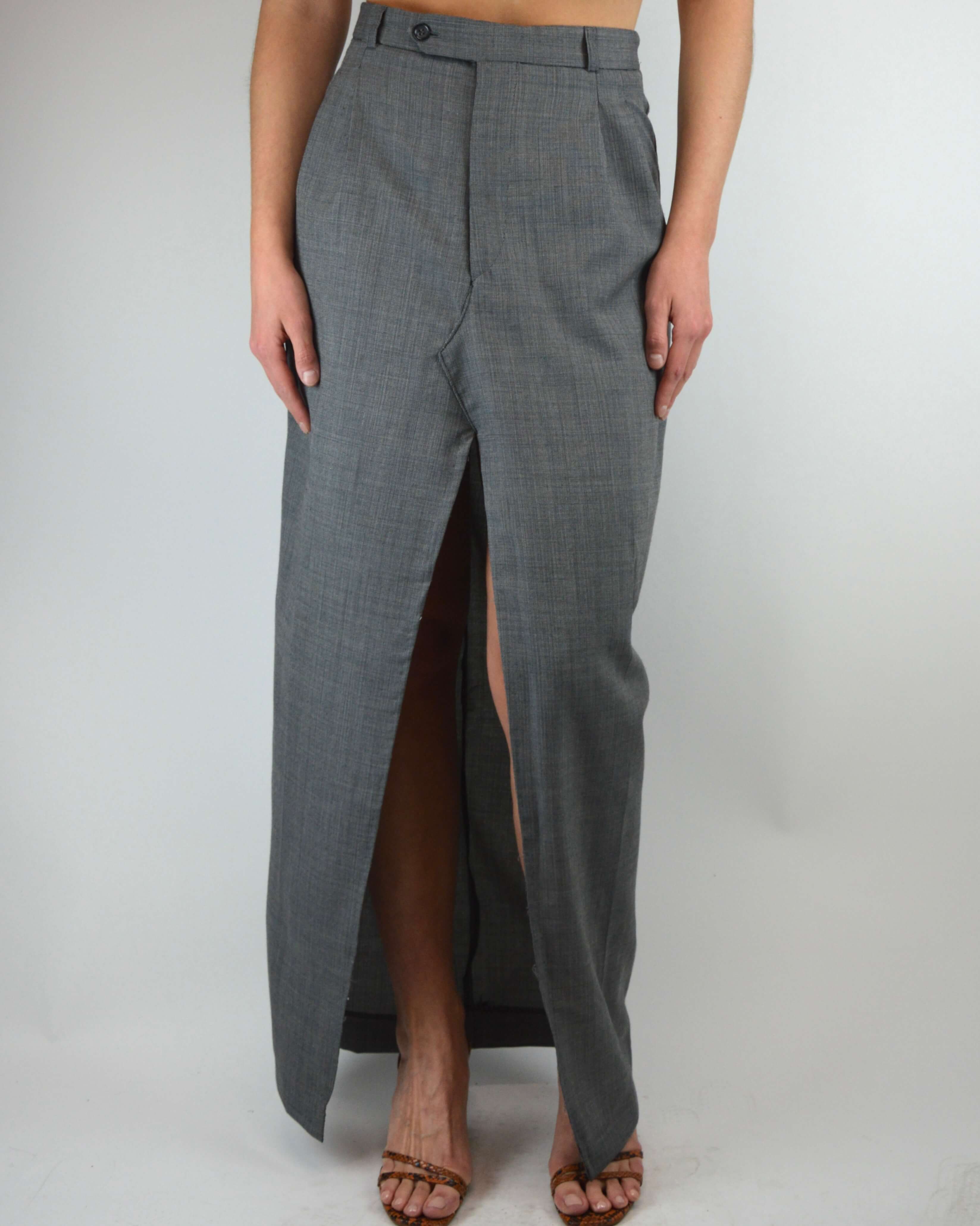 Tailleur jupe - Gris marbré (S/M)