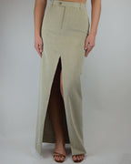 Vegan Skirt Suit - Corduroy Beige (XS/S)