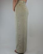 Vegan Skirt Suit - Corduroy Beige (XS/S)