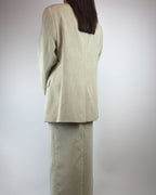 Vegan Skirt Suit - Corduroy Beige (XS/S)