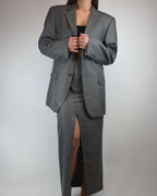 Vegan Skirt Suit - Silky Grey (XS/S)