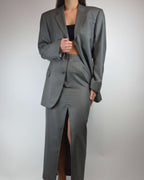 Vegan Skirt Suit - Silky Grey (XS/S)