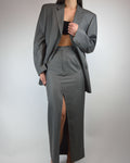 Vegan Skirt Suit - Silky Grey (XS/S)