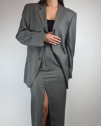 Vegan Skirt Suit - Silky Grey (XS/S)