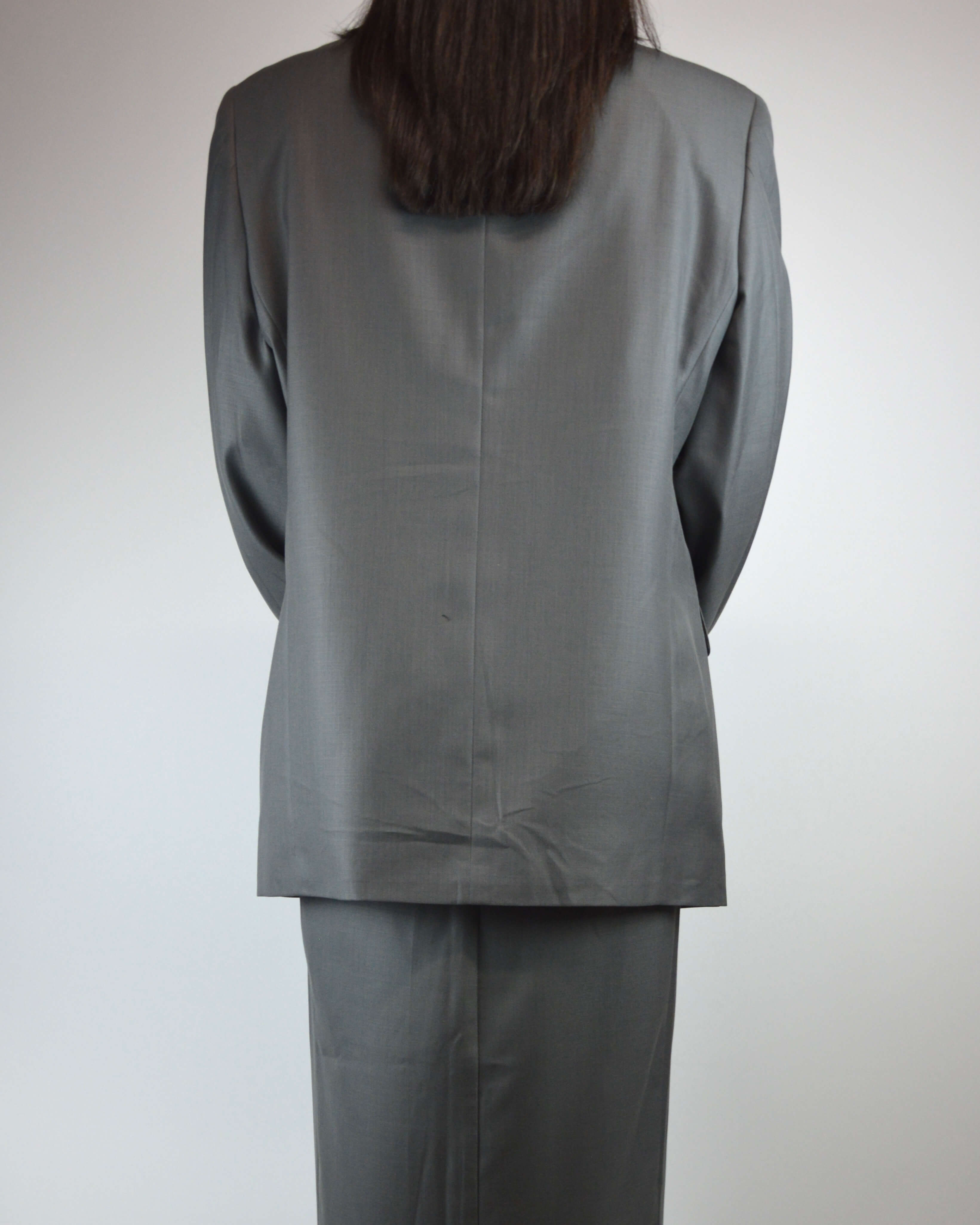 Vegan Skirt Suit - Silky Grey (XS/S)