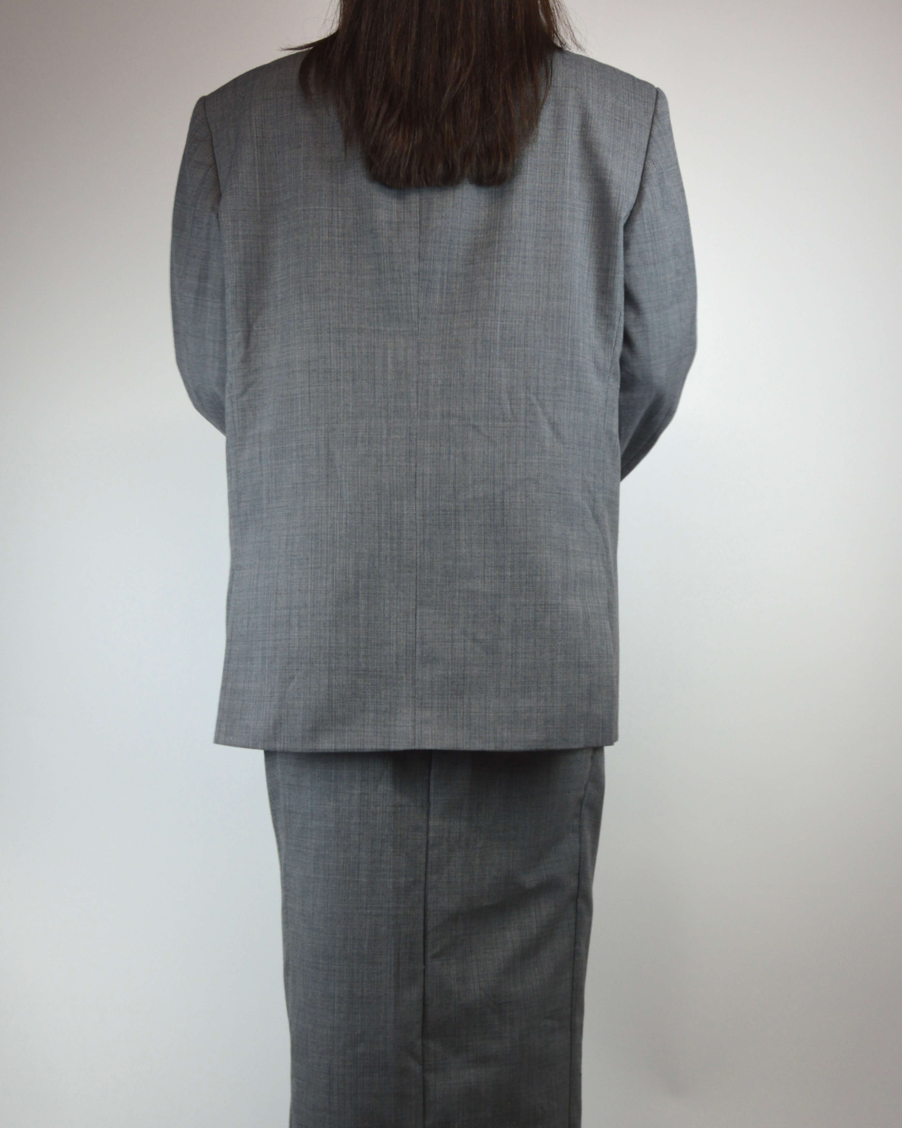 Tailleur jupe - Gris marbré (S/M)