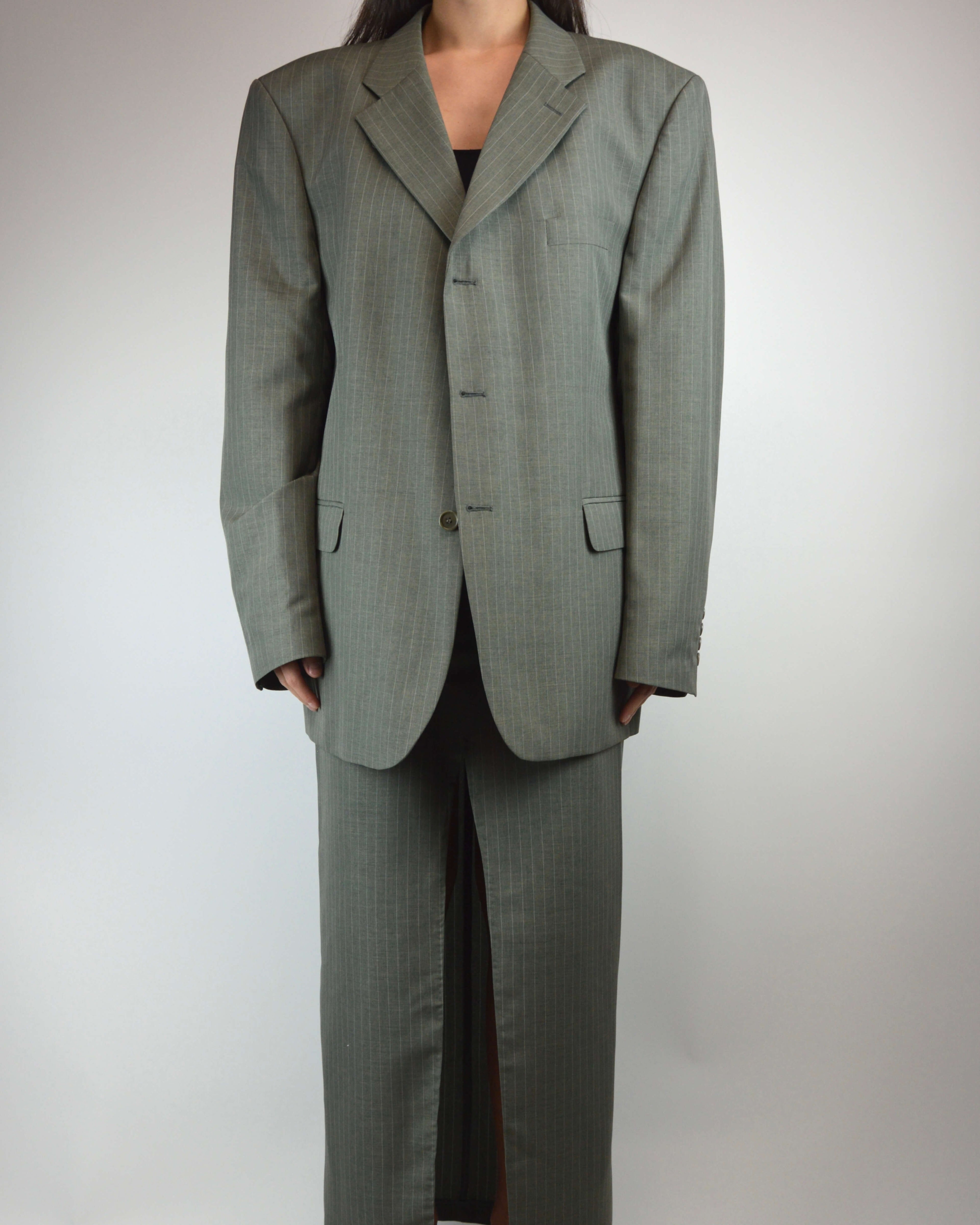 Vegan Skirt Suit - Green (XS/S)