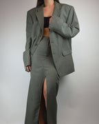 Vegan Skirt Suit - Green (XS/S)