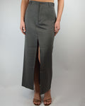 Vegan Long Skirt - Coffee (S/M)