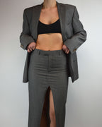 Traje de falda - Gris claro (XS/S)