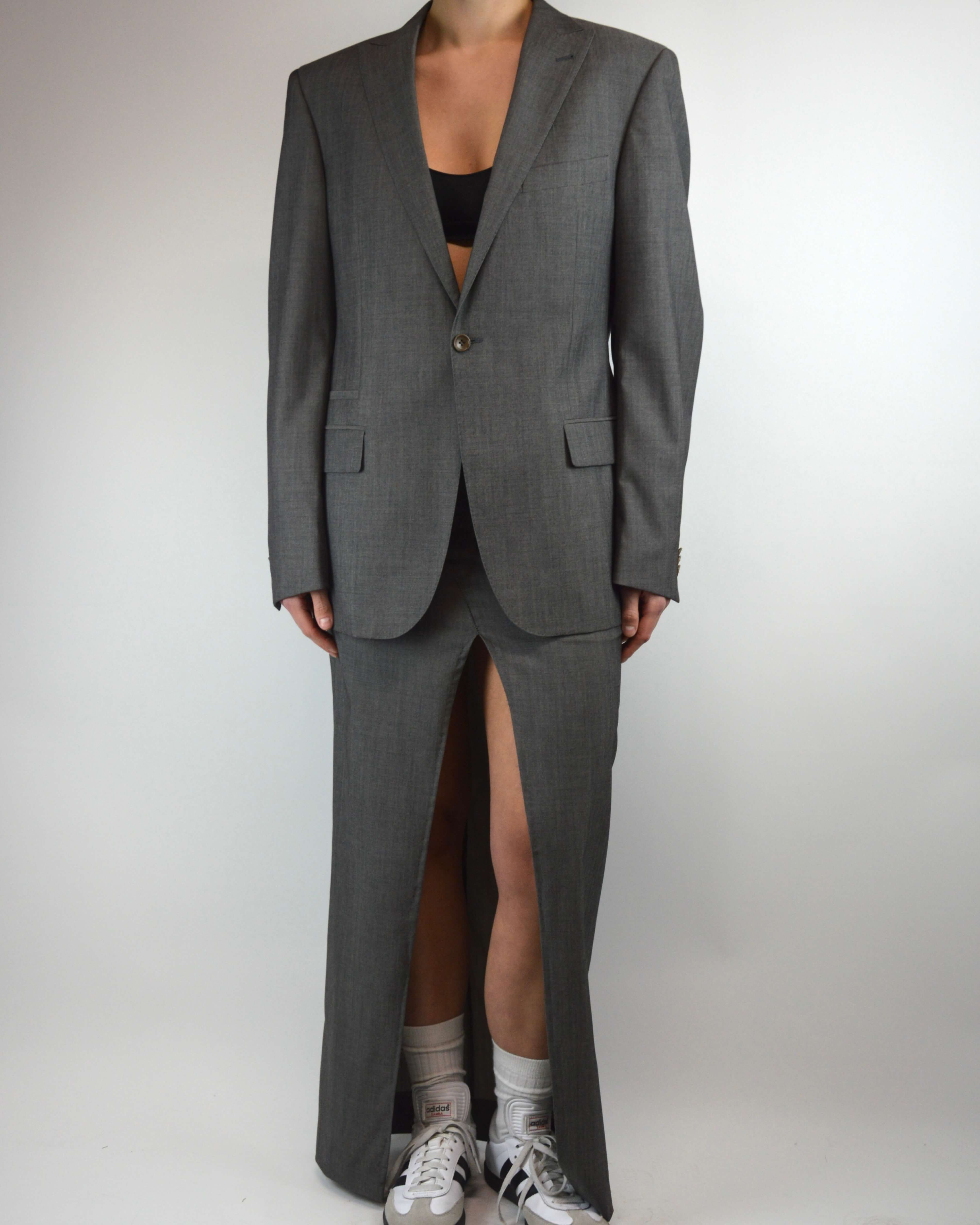 Skirt Suit - Light Grey (XS/S)