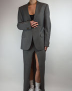 Traje de falda - Gris claro (XS/S)