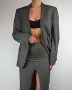 Traje de falda - Gris claro (XS/S)
