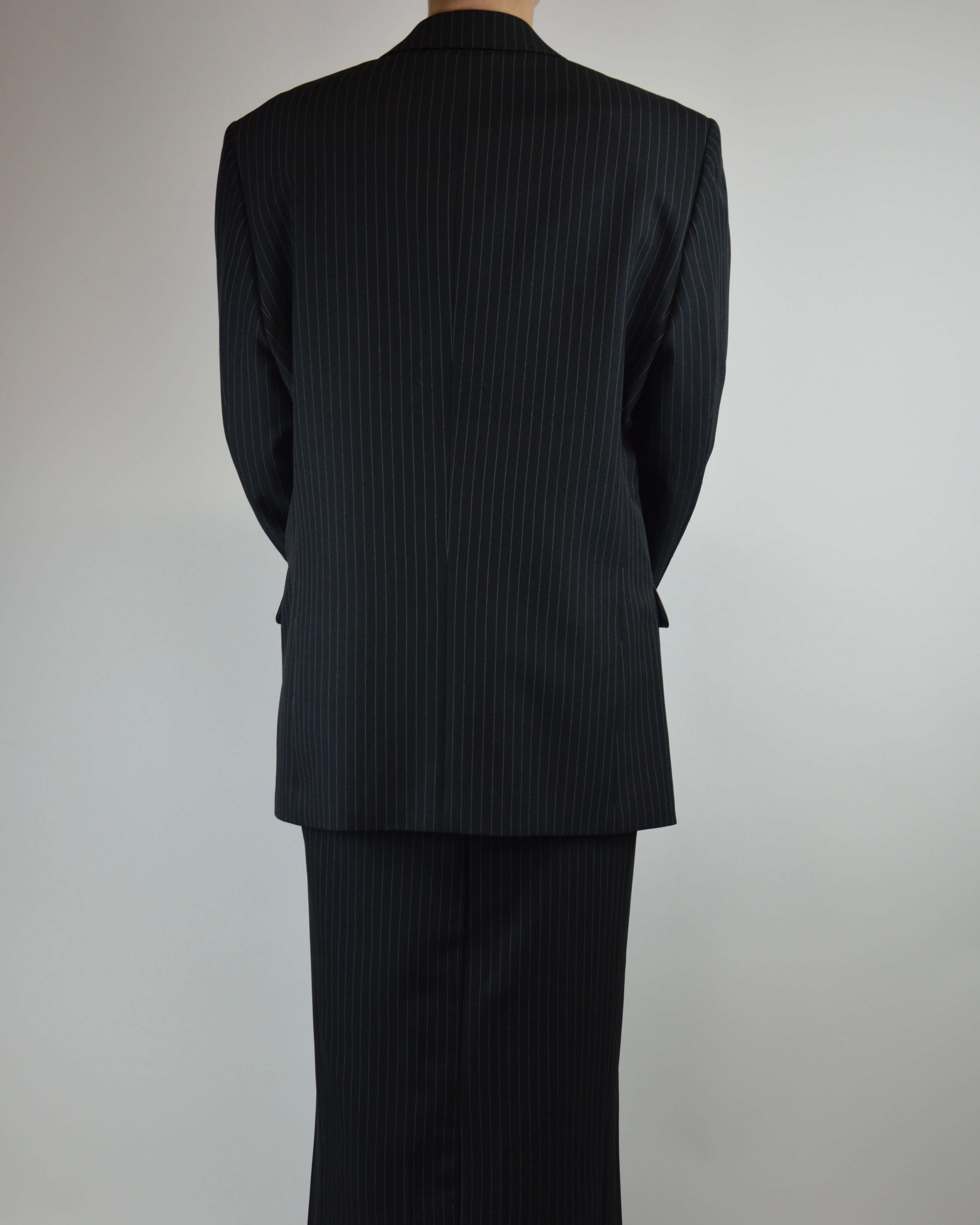 Three Pieces Skirt Suit - Vegan Black 90s (XS/S)