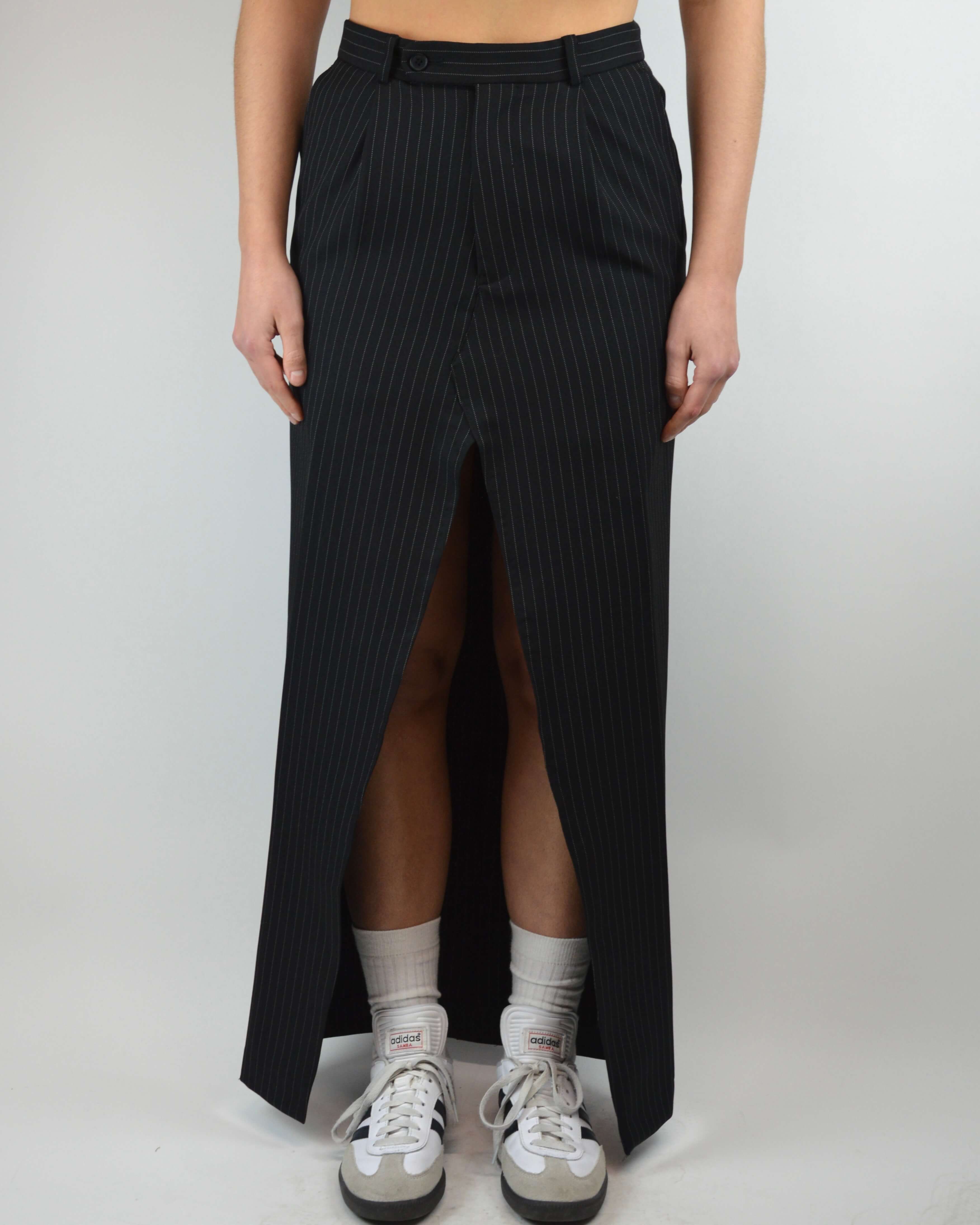 Three Pieces Skirt Suit - Vegan Black 90s (XS/S)