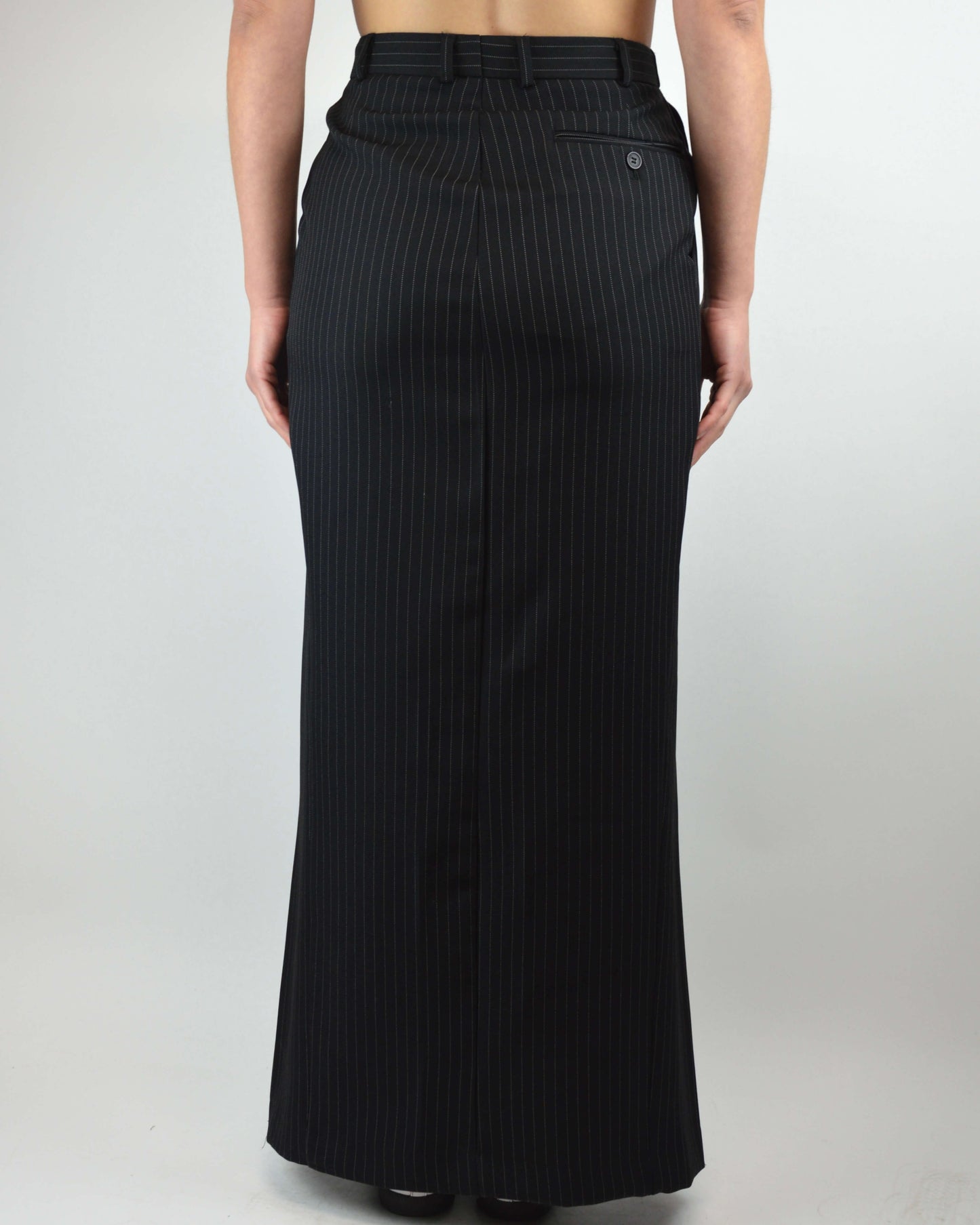 Three Pieces Skirt Suit - Vegan Black 90s (XS/S)