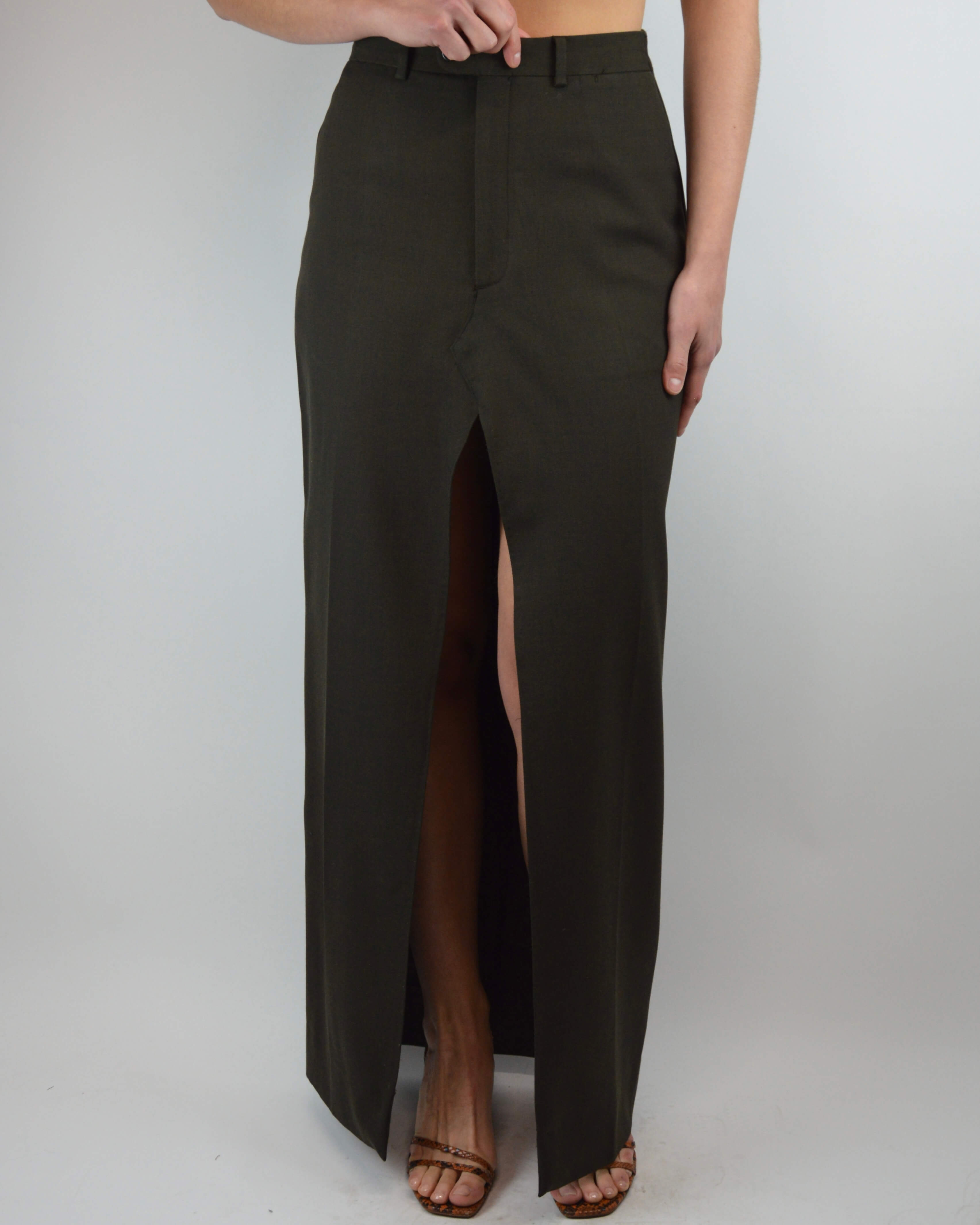 Falda larga - Verde bosque (S/M)