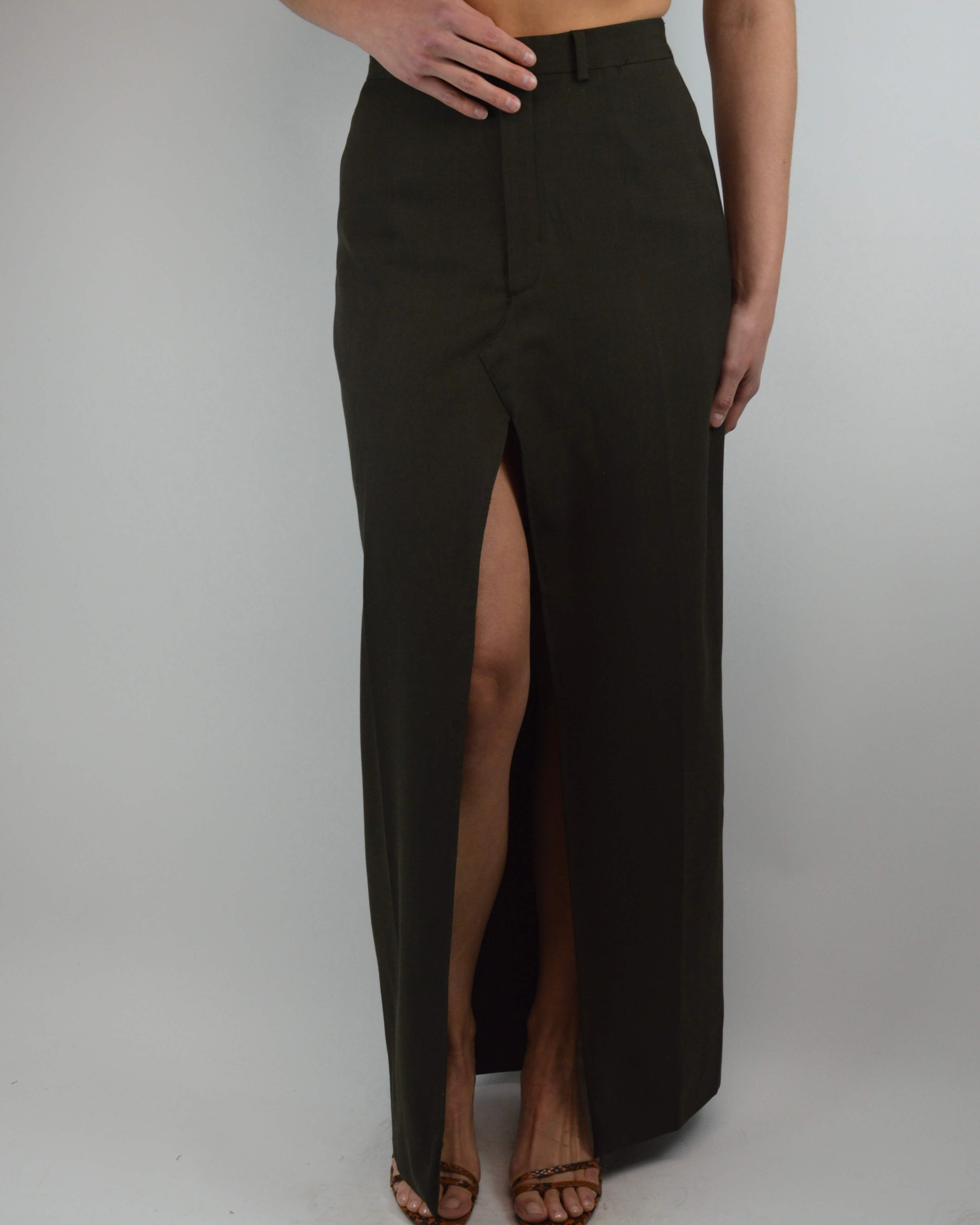 Falda larga - Verde bosque (S/M)