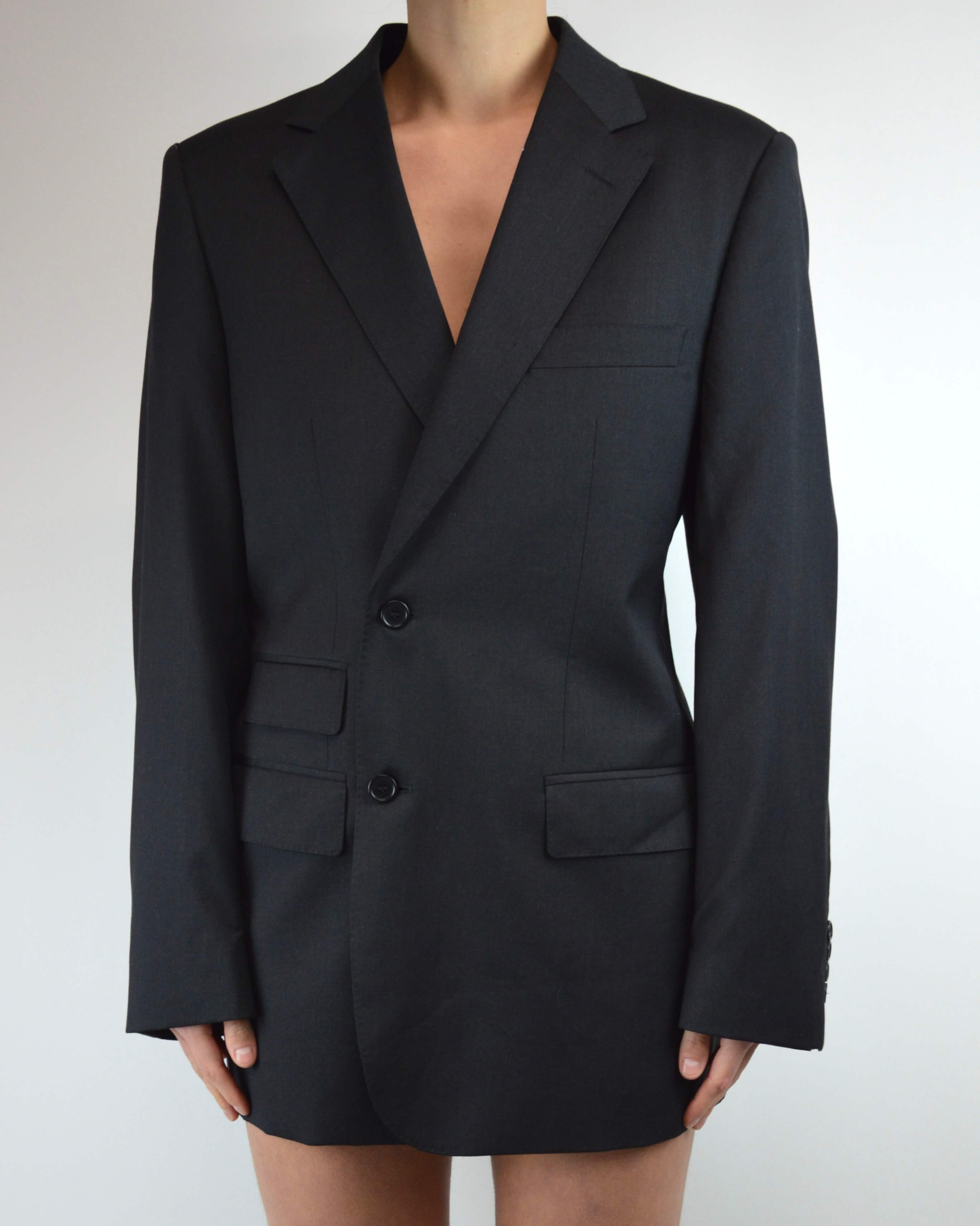 Mini Blazer Dress - Perfect Black (S/M)