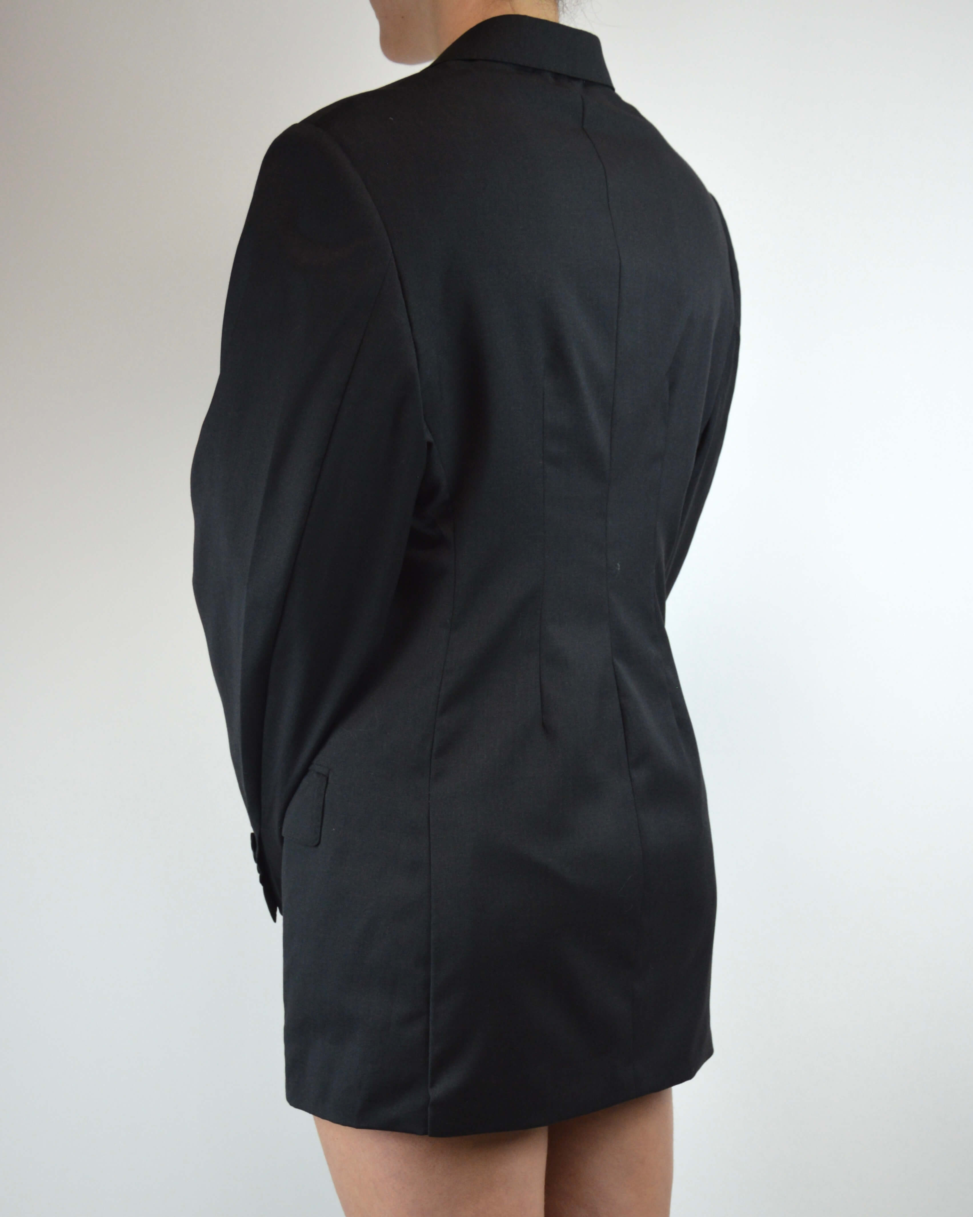 Mini Blazer Dress - Perfect Black (S/M)