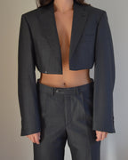 Blaset with trouser - gray