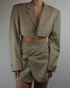 Blaset - Beige Blue Lines (S/M)