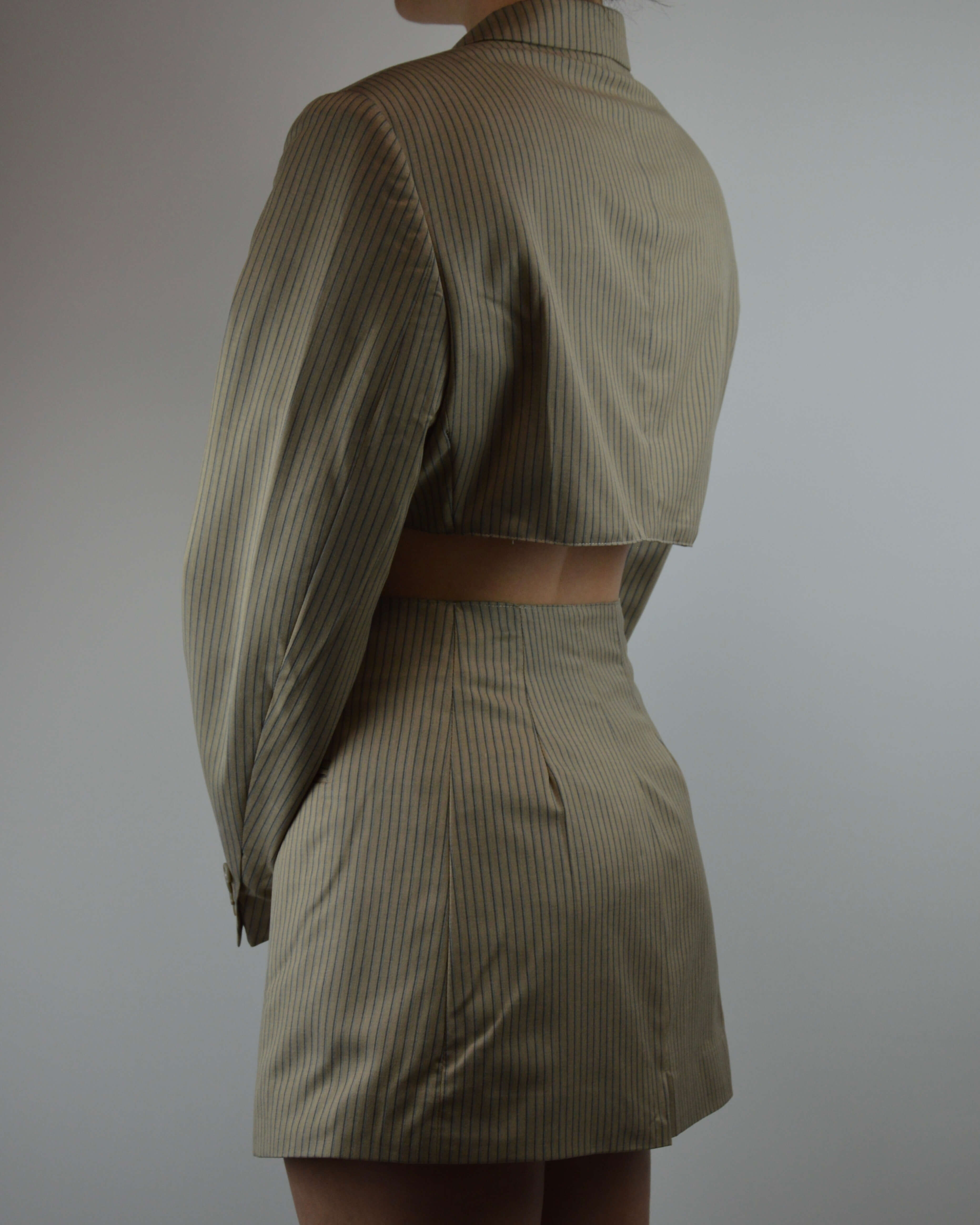 Blaset - Beige Blue Lines (S/M)