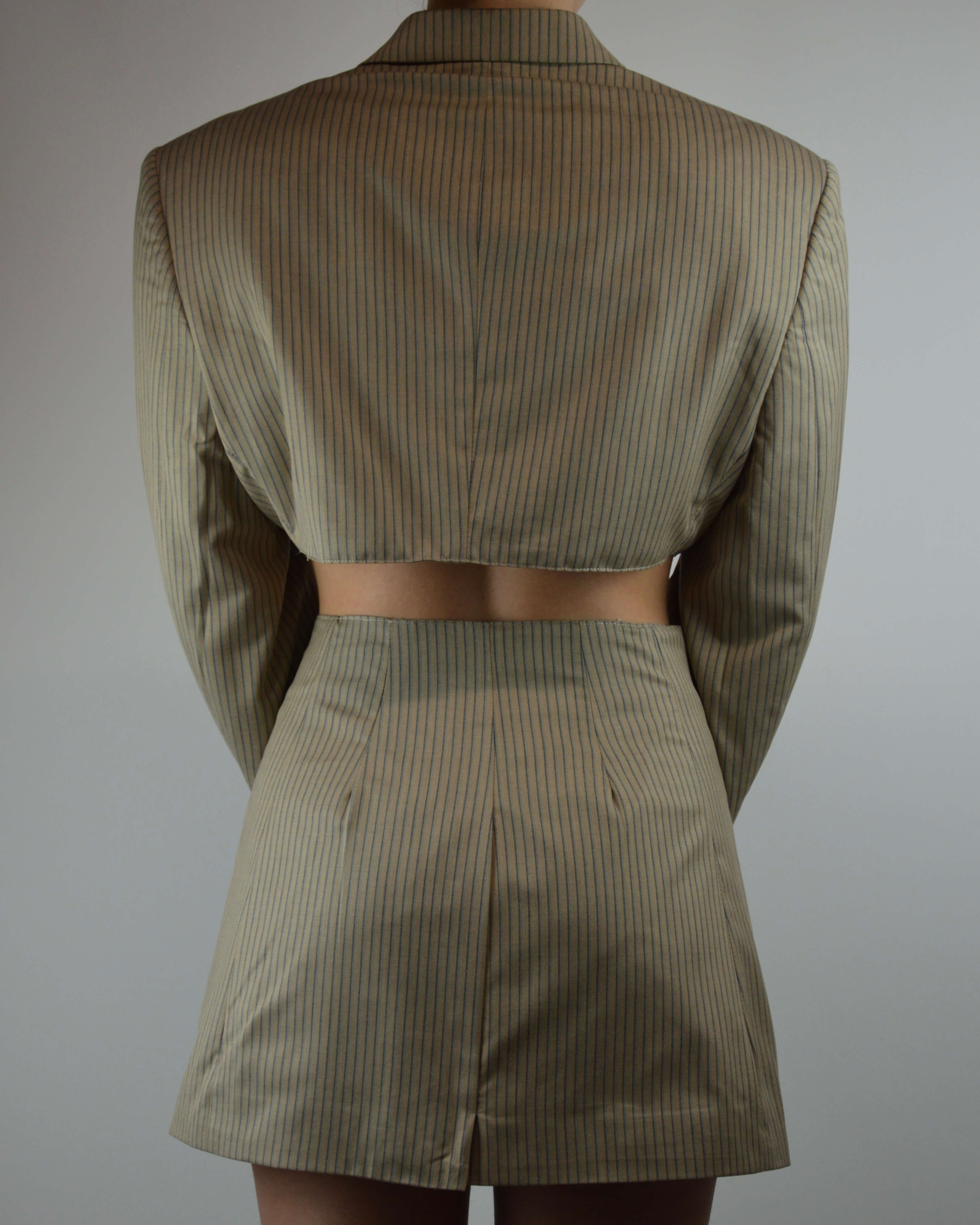 Blaset - Beige Blue Lines (S/M)