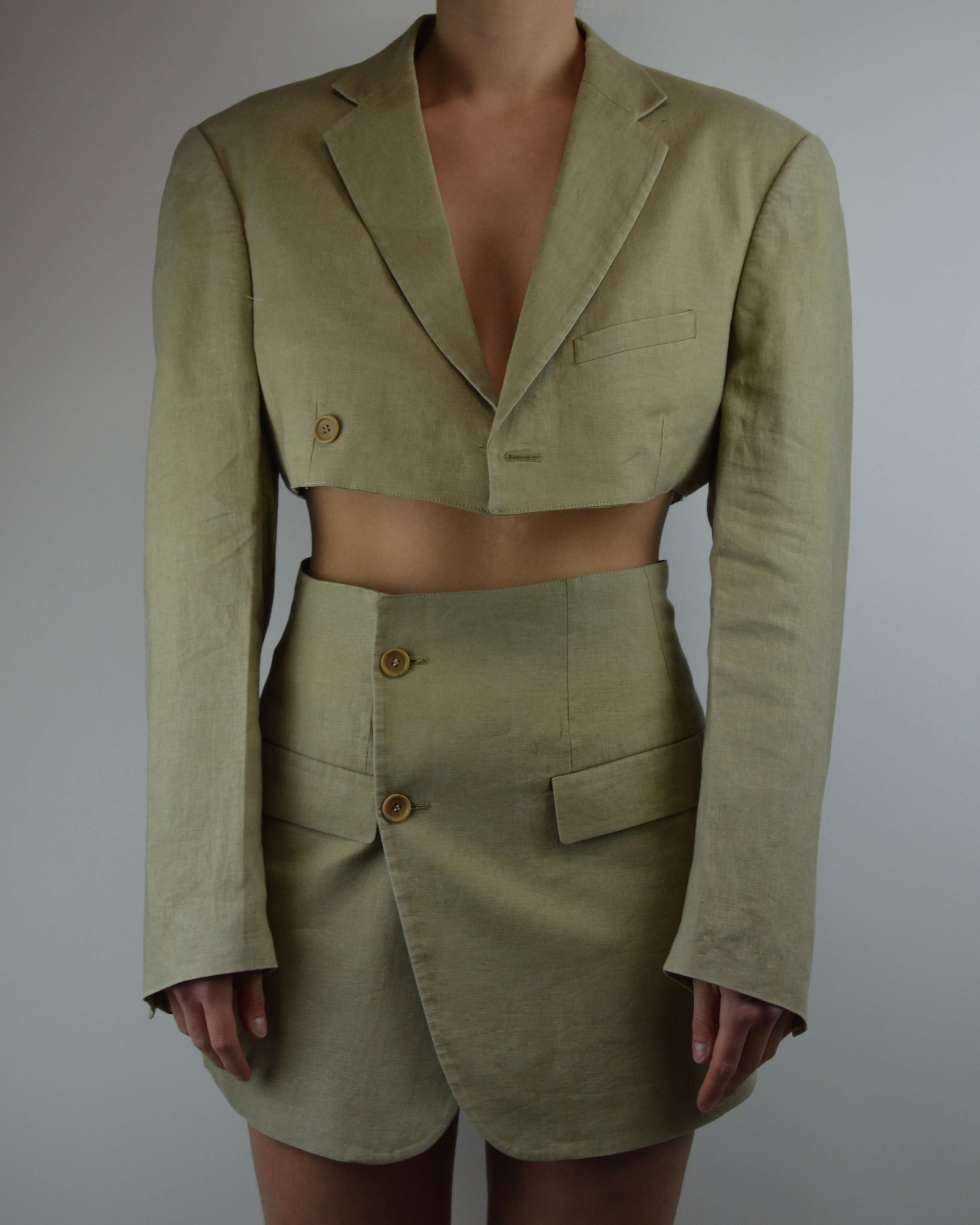 Vegan Blaset - Linen Washed Beige (S/M)