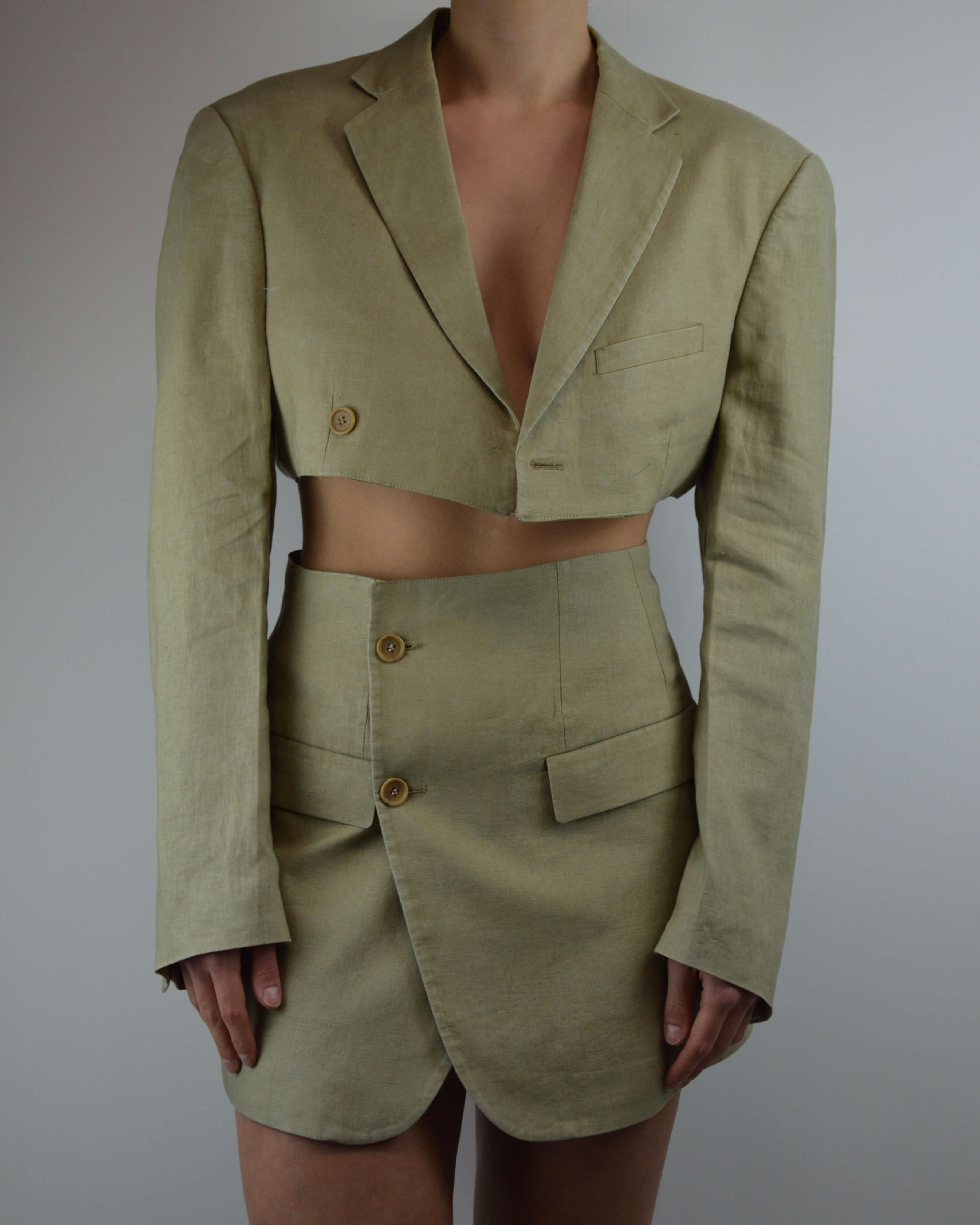 Vegan Blaset - Linen Washed Beige (S/M)