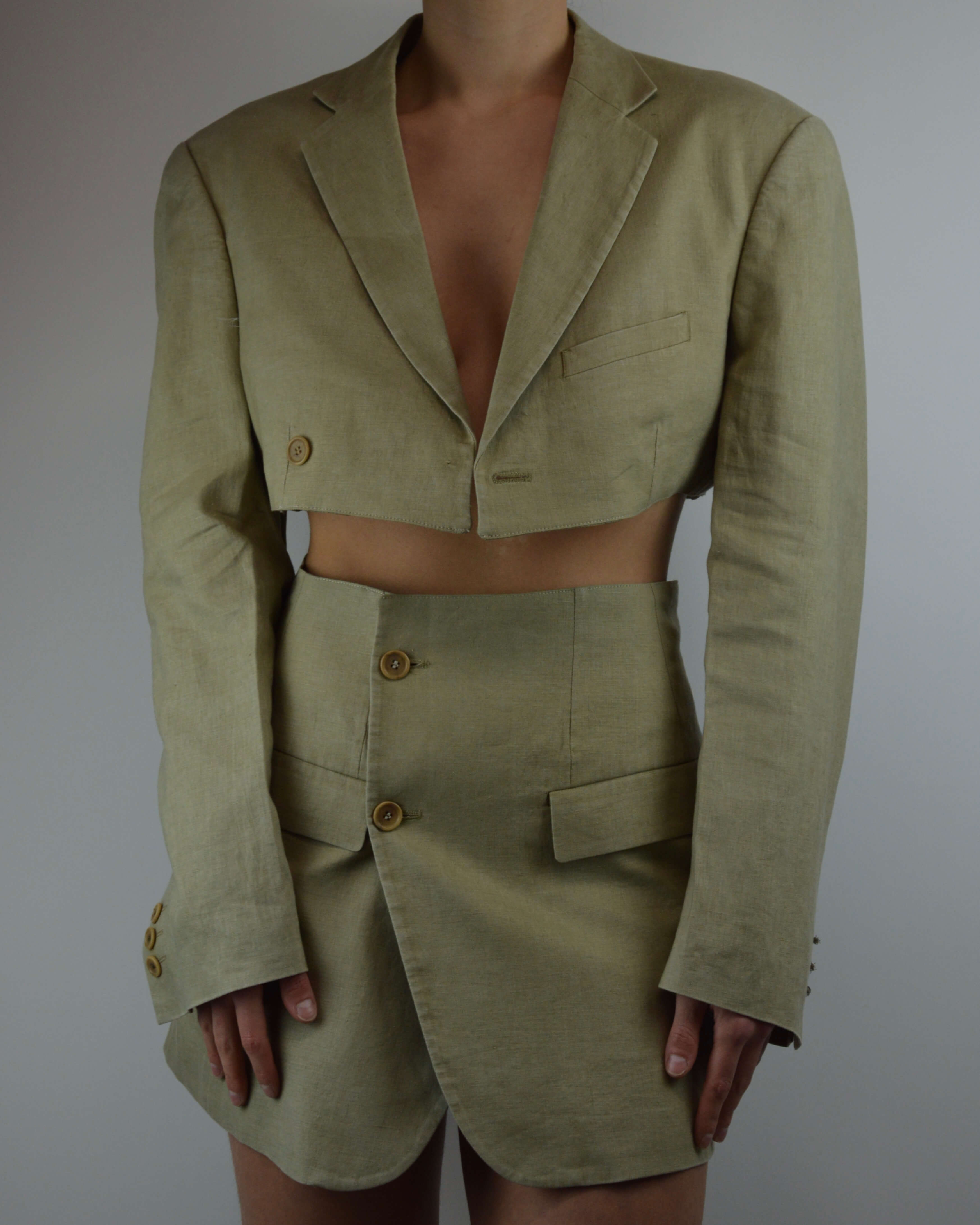 Vegan Blaset - Linen Washed Beige (S/M)