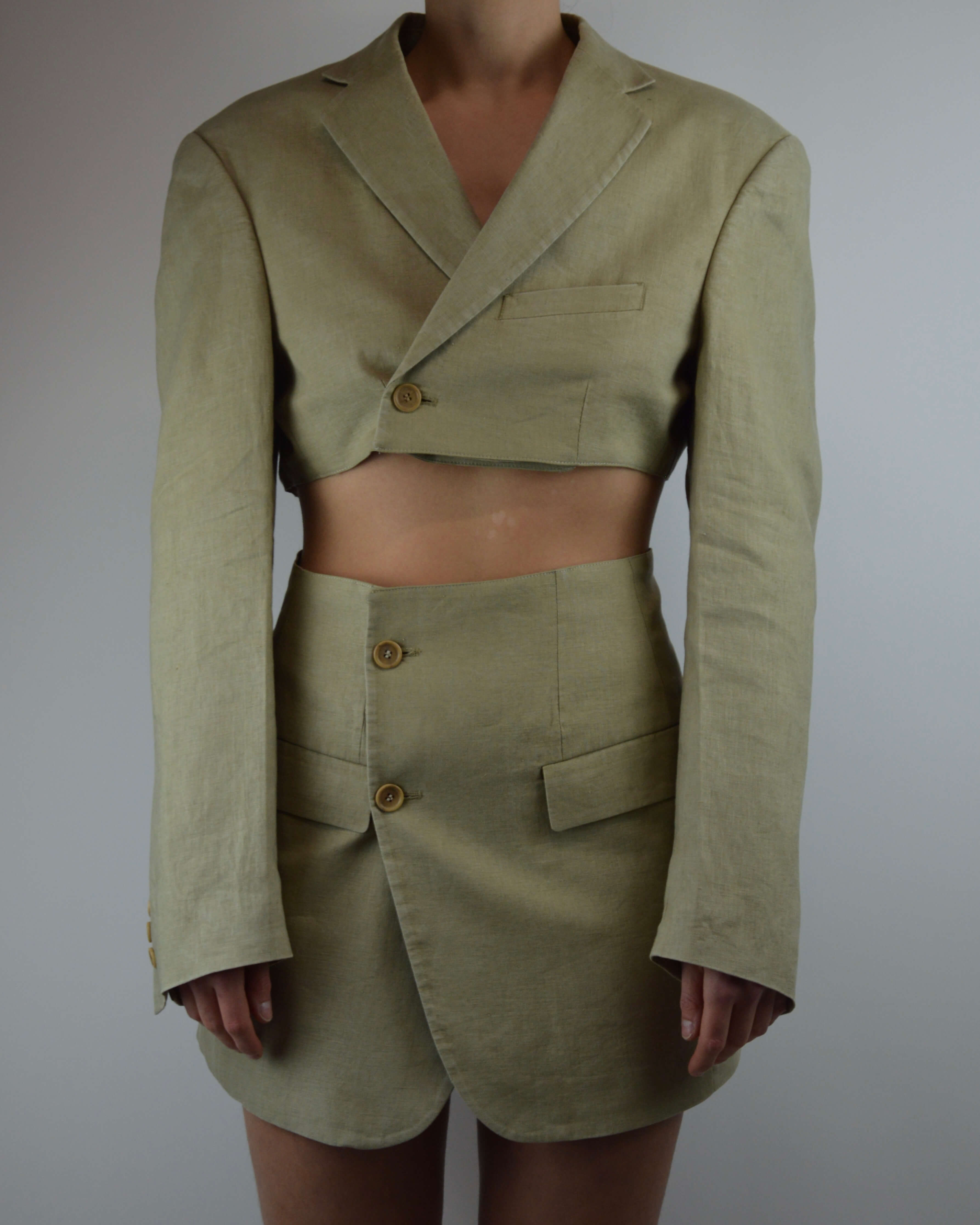 Vegan Blaset - Linen Washed Beige (S/M)