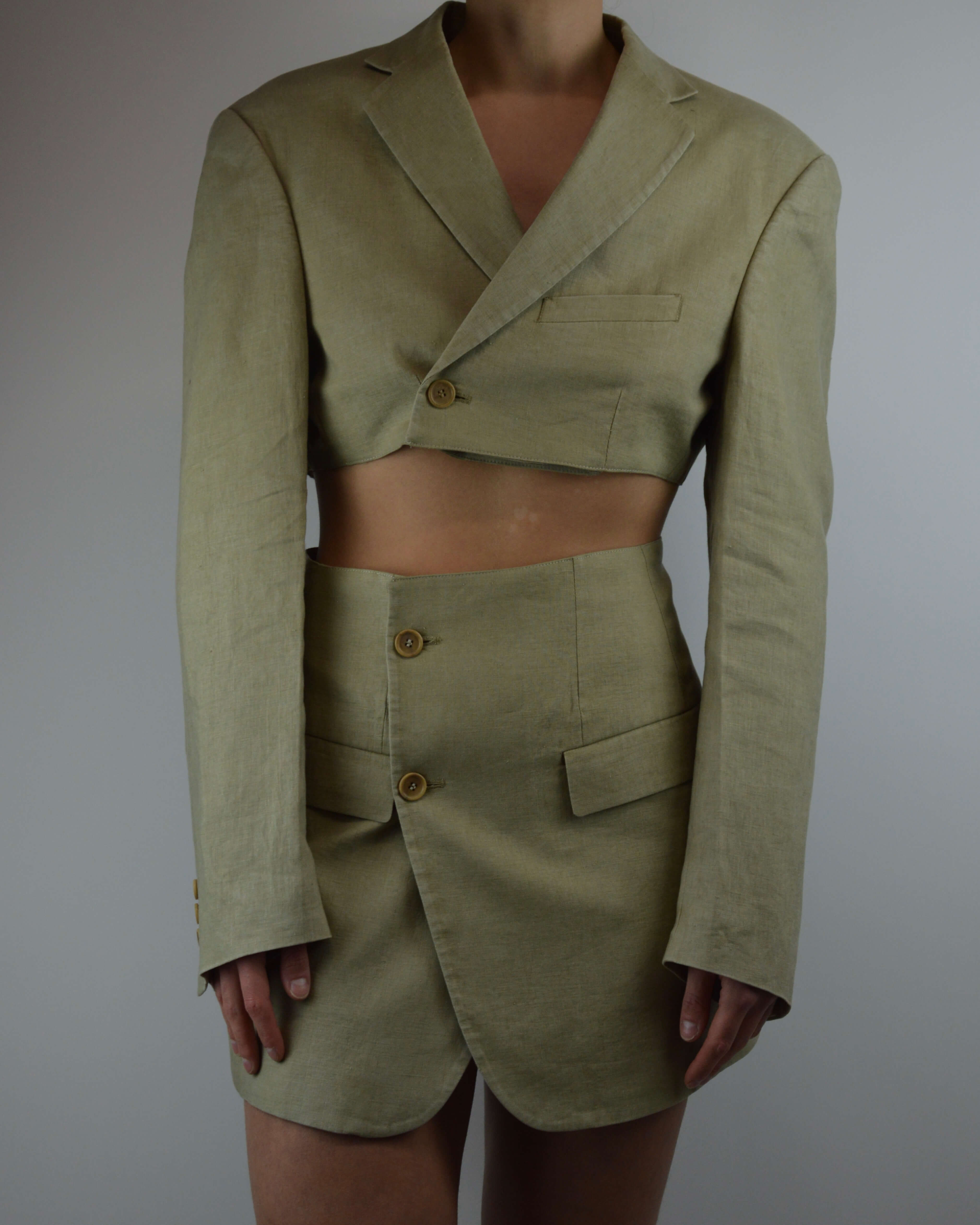 Vegan Blaset - Linen Washed Beige (S/M)