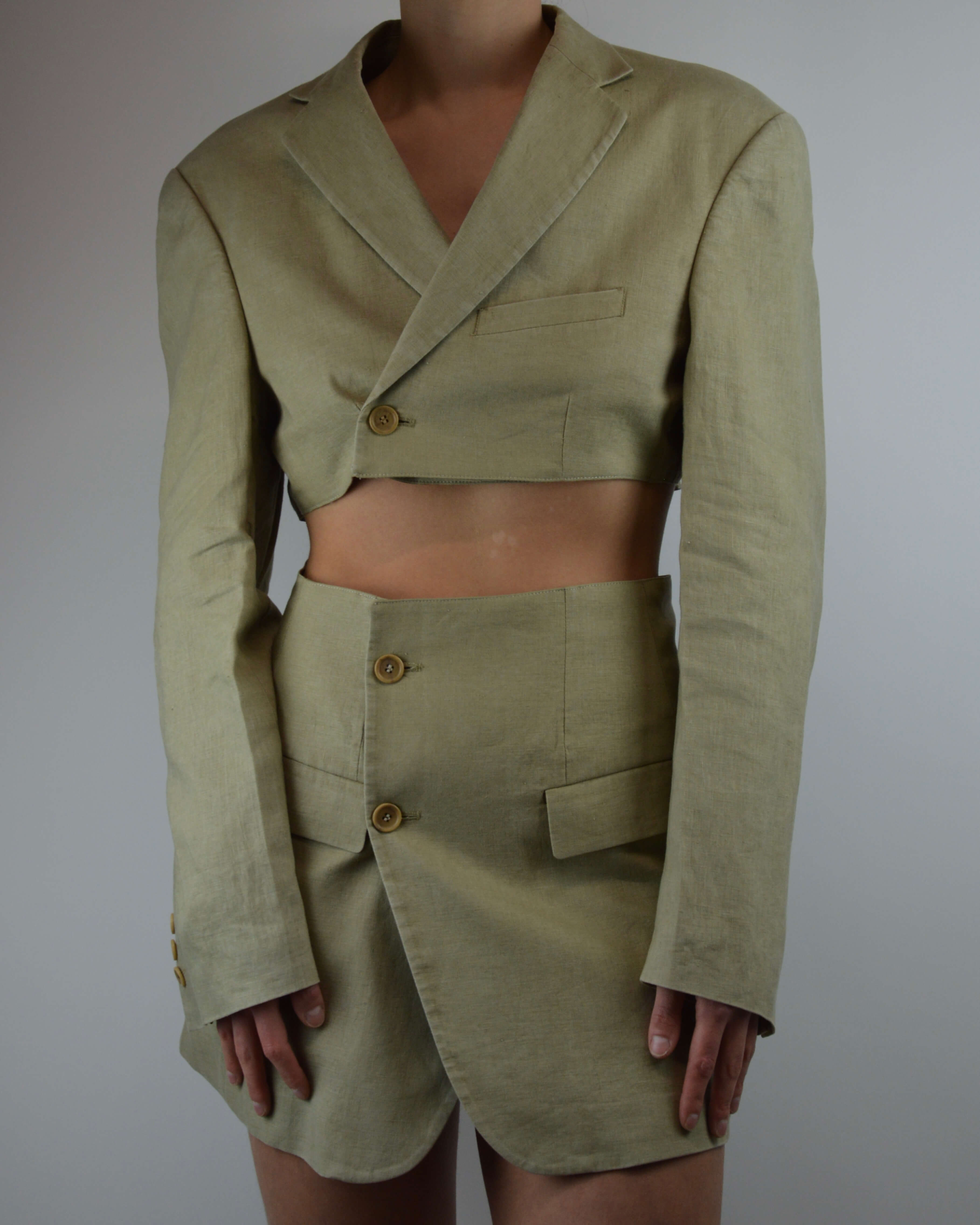 Vegan Blaset - Linen Washed Beige (S/M)