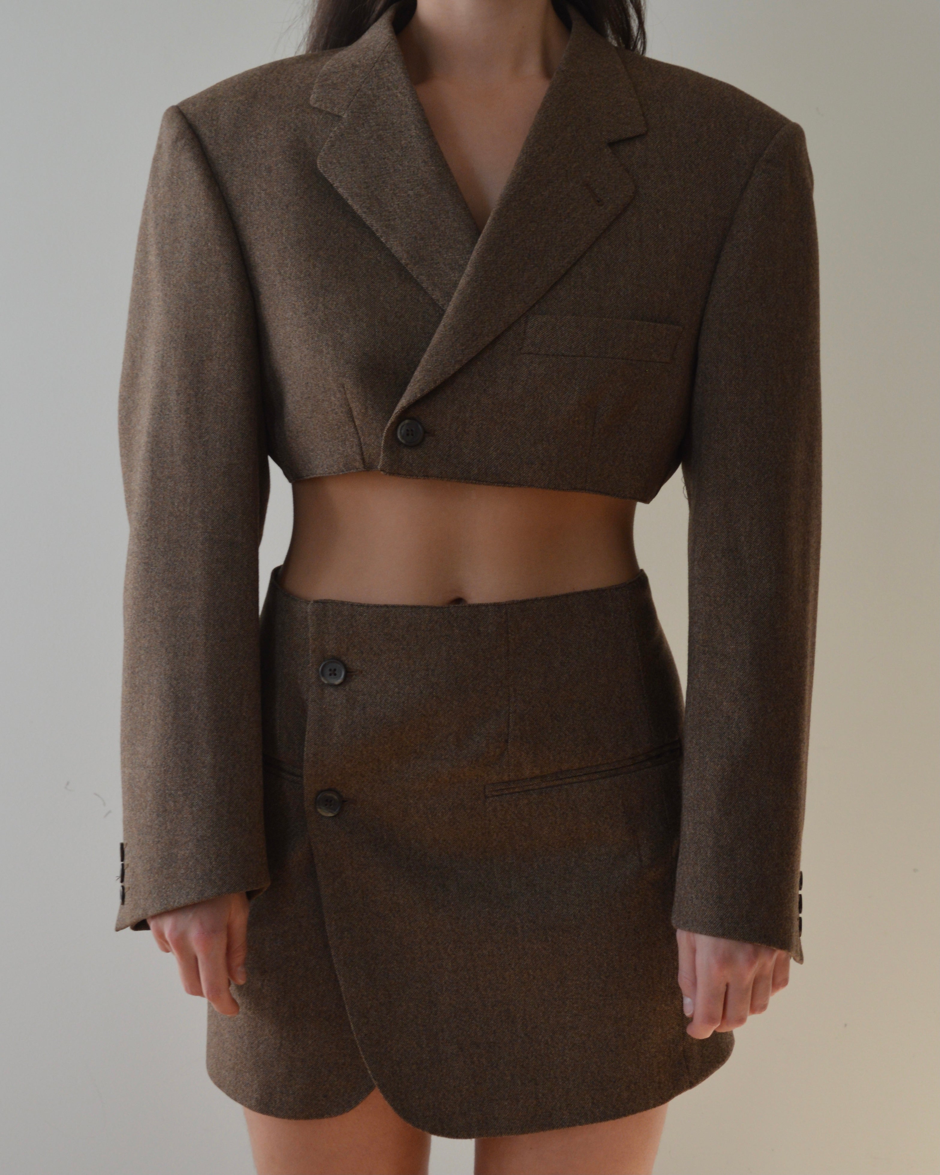 Blaset - mélange brun orangé