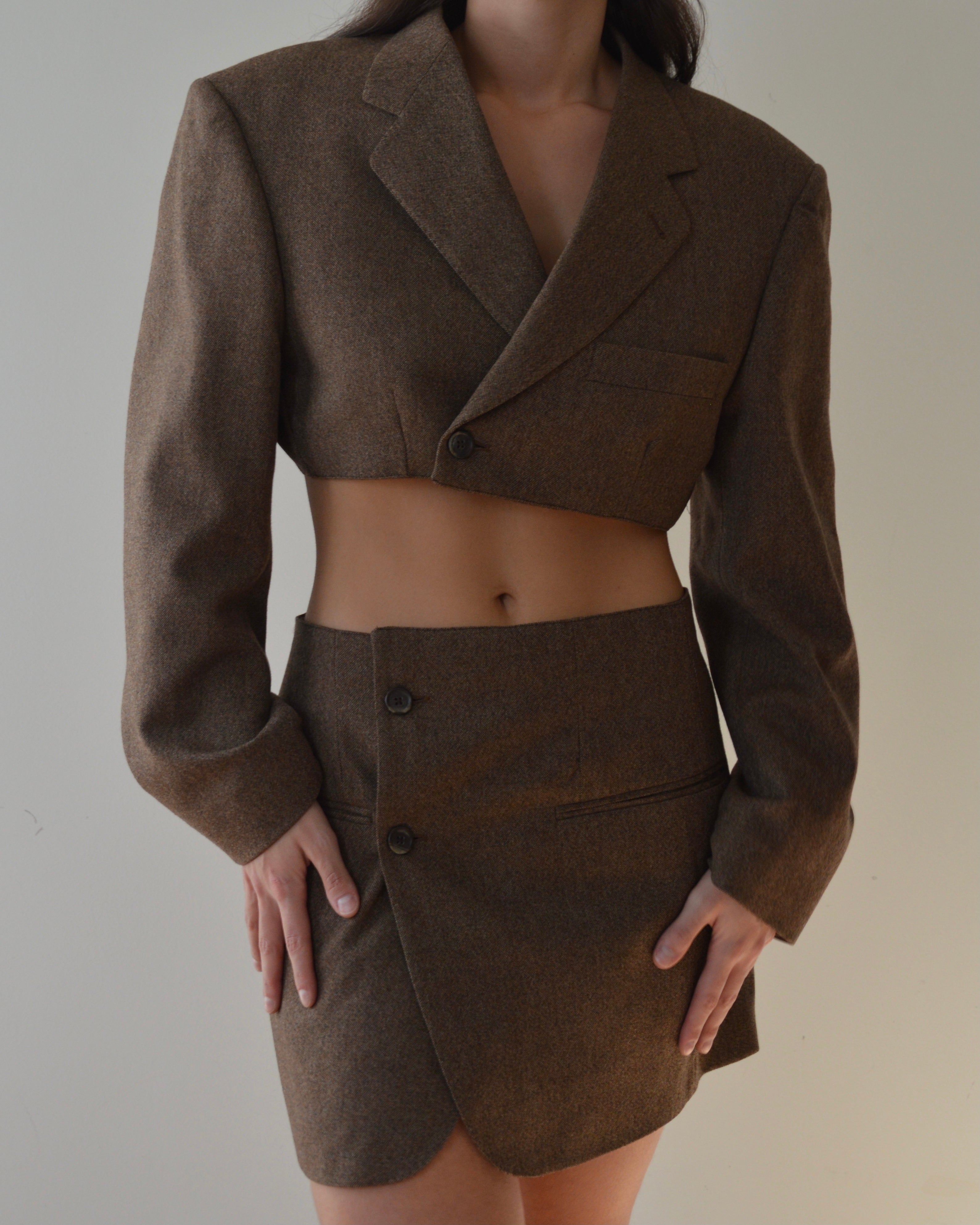 Blaset - mélange brun orangé