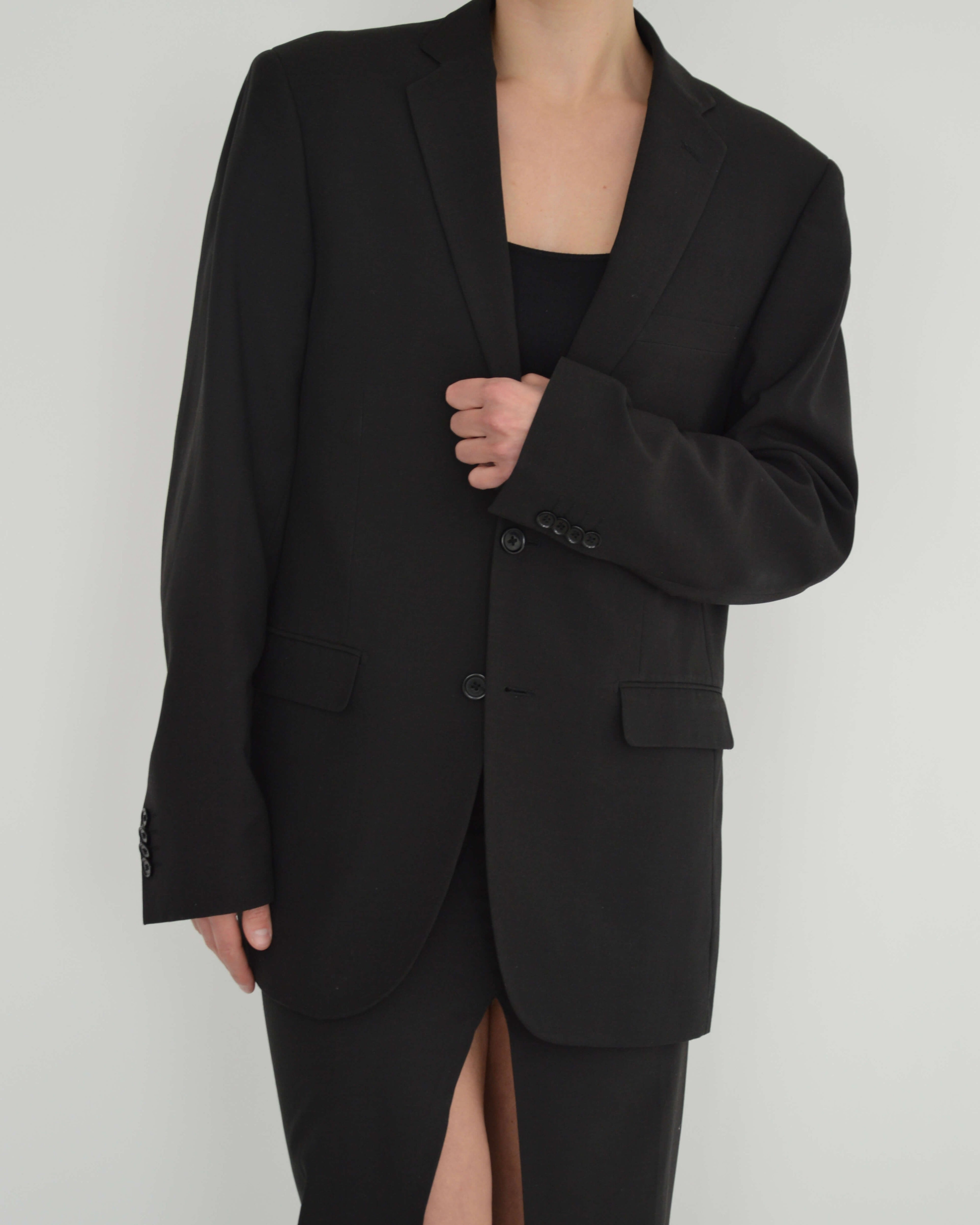 Vegan Skirt Suit - Pitch Black (XS/S)
