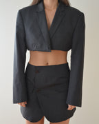 Half top Blaset - gray SACOOR (BLAZER)