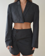 Half top Blaset - gray SACOOR (BLAZER)