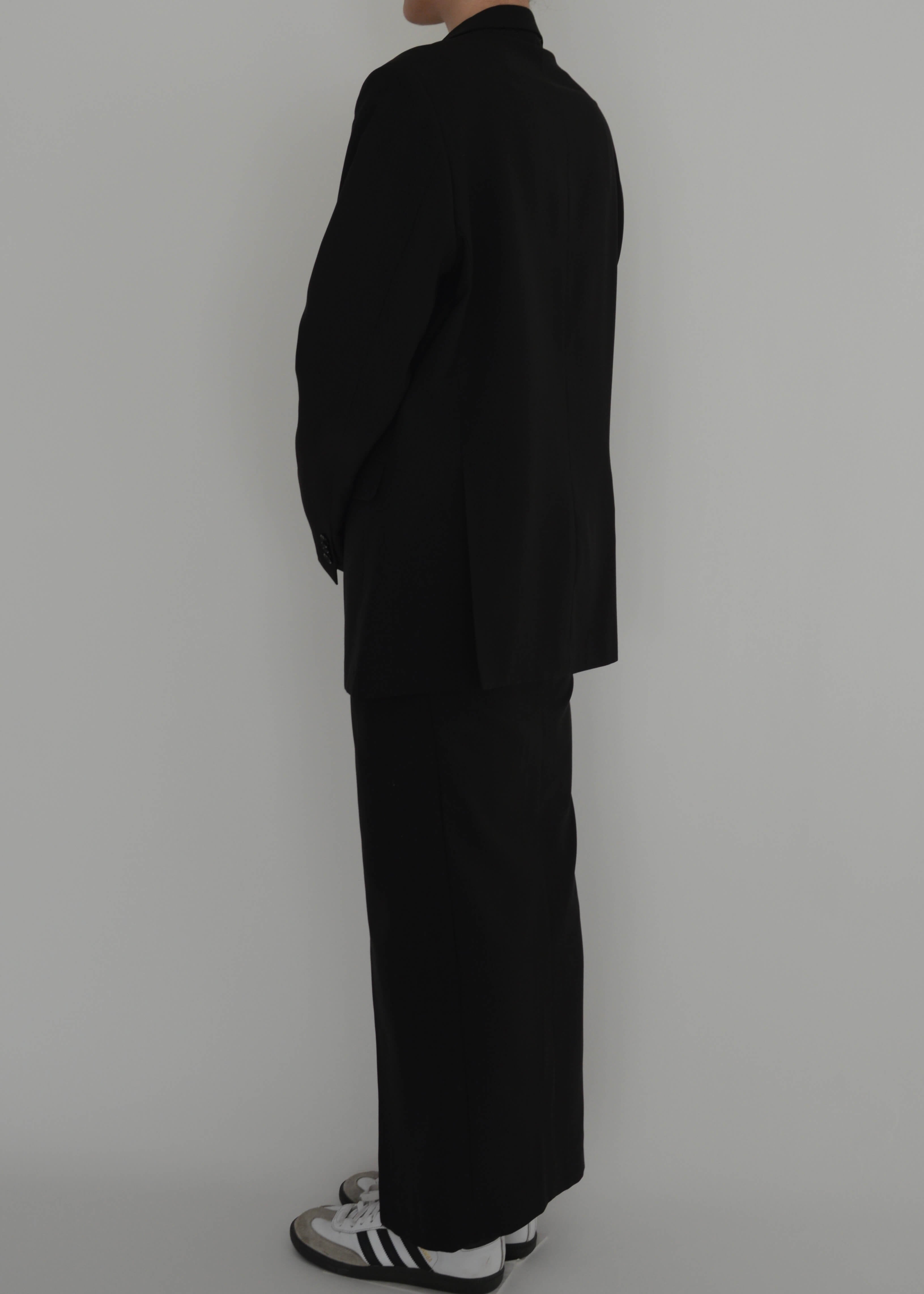 Vegan Skirt Suit - Pitch Black (XS/S)