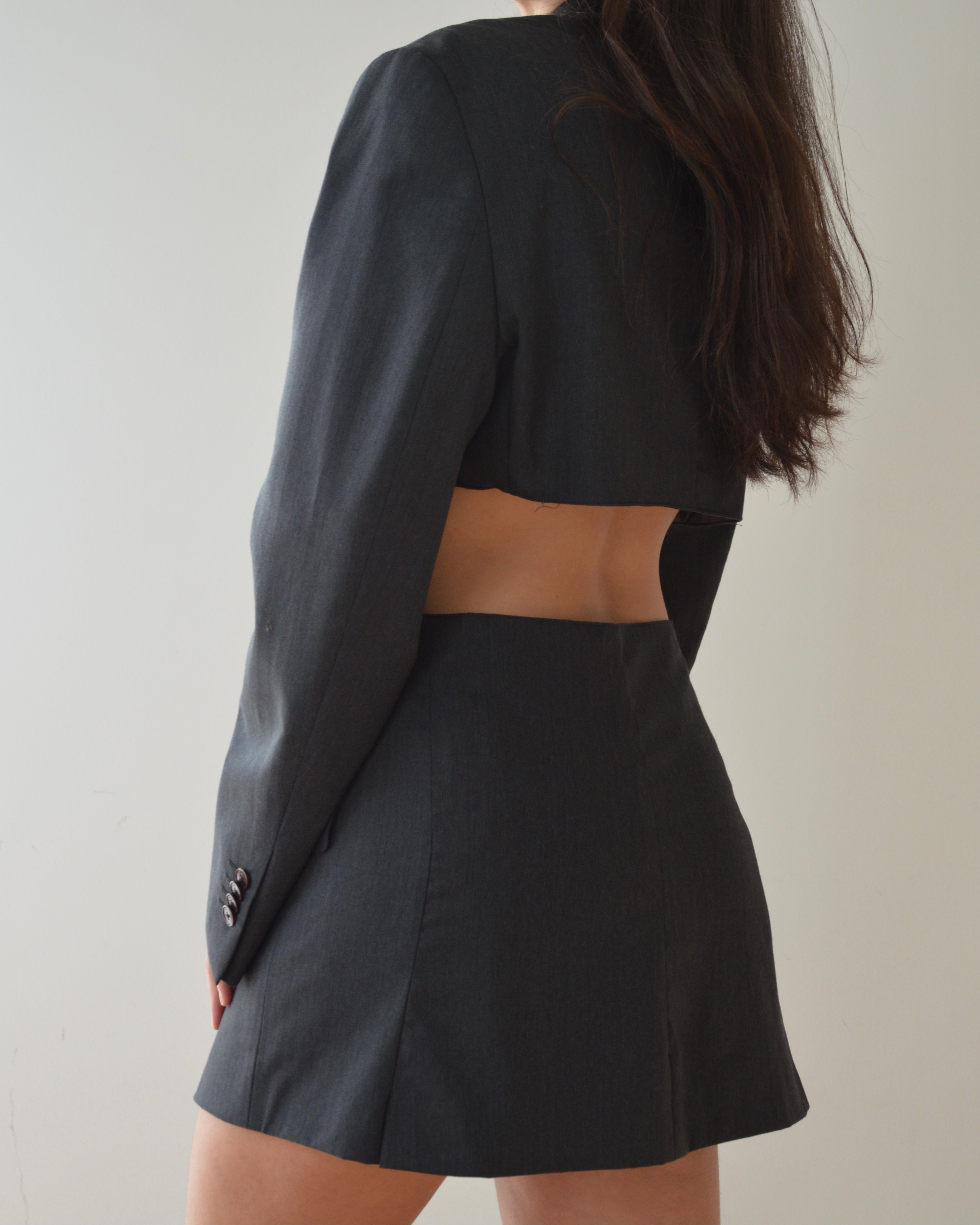 Half bottom Blaset - gray SACOOR (SKIRT)