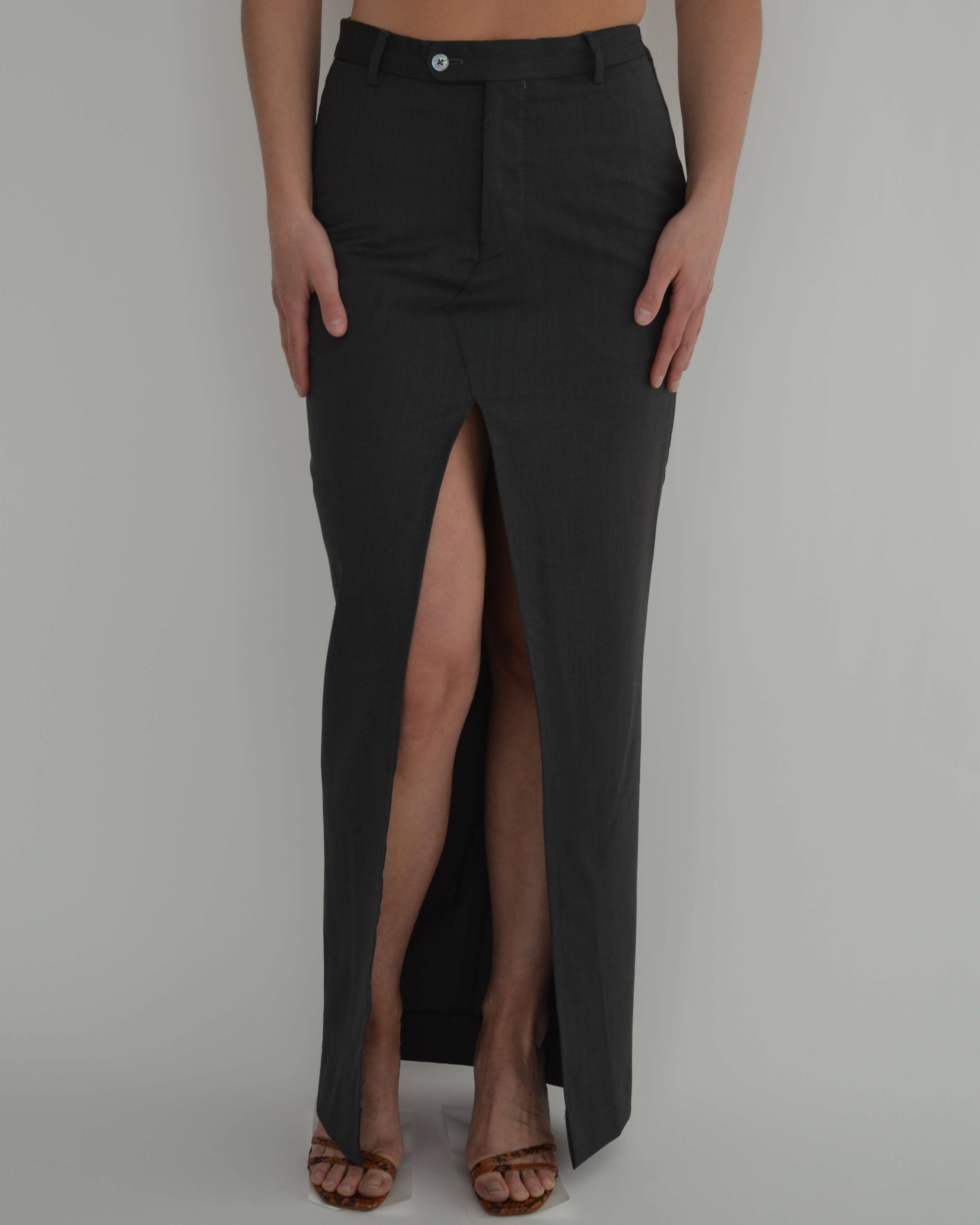 Long Skirt - Silky Grey (S/M)