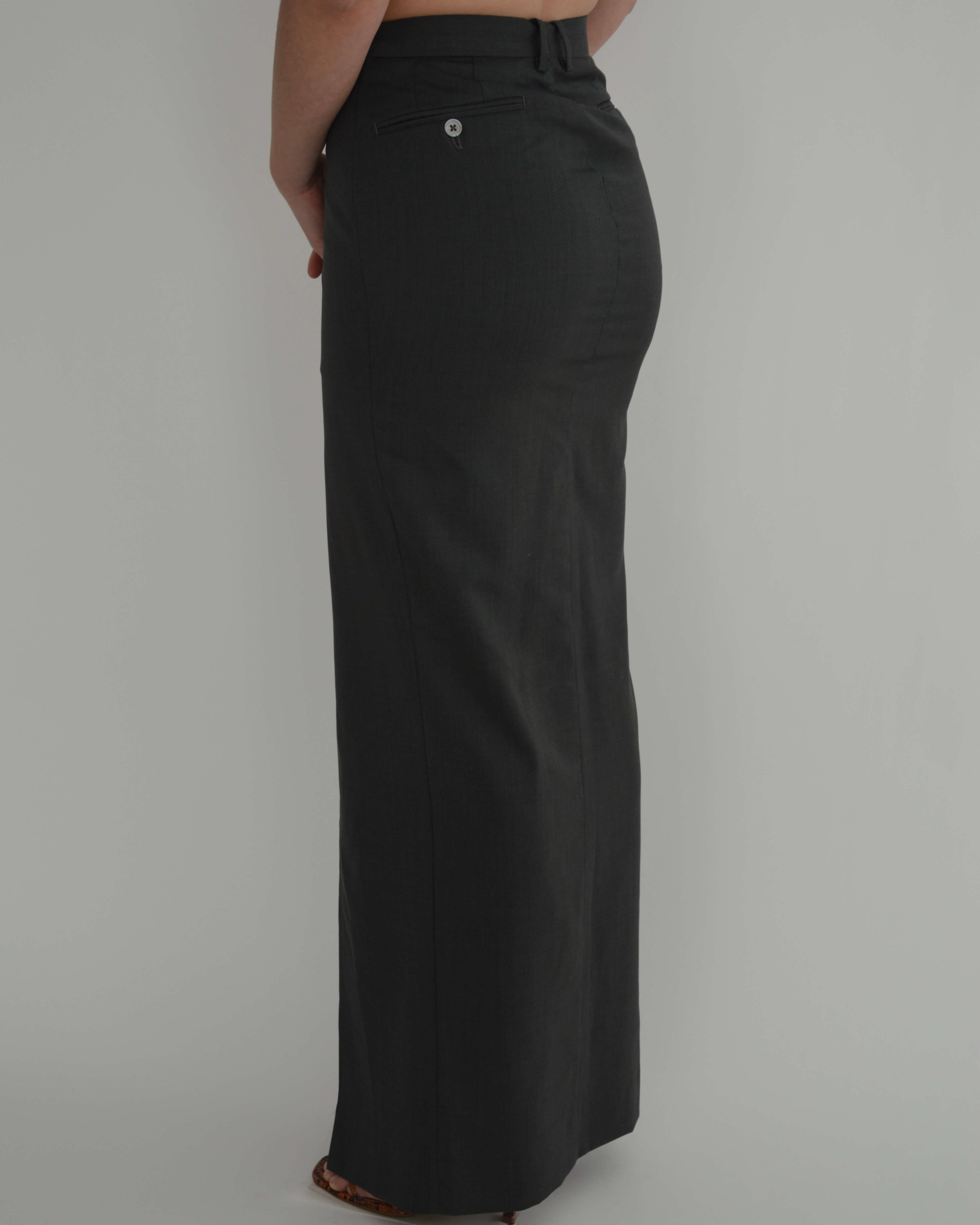 Long Skirt - Silky Grey (S/M)