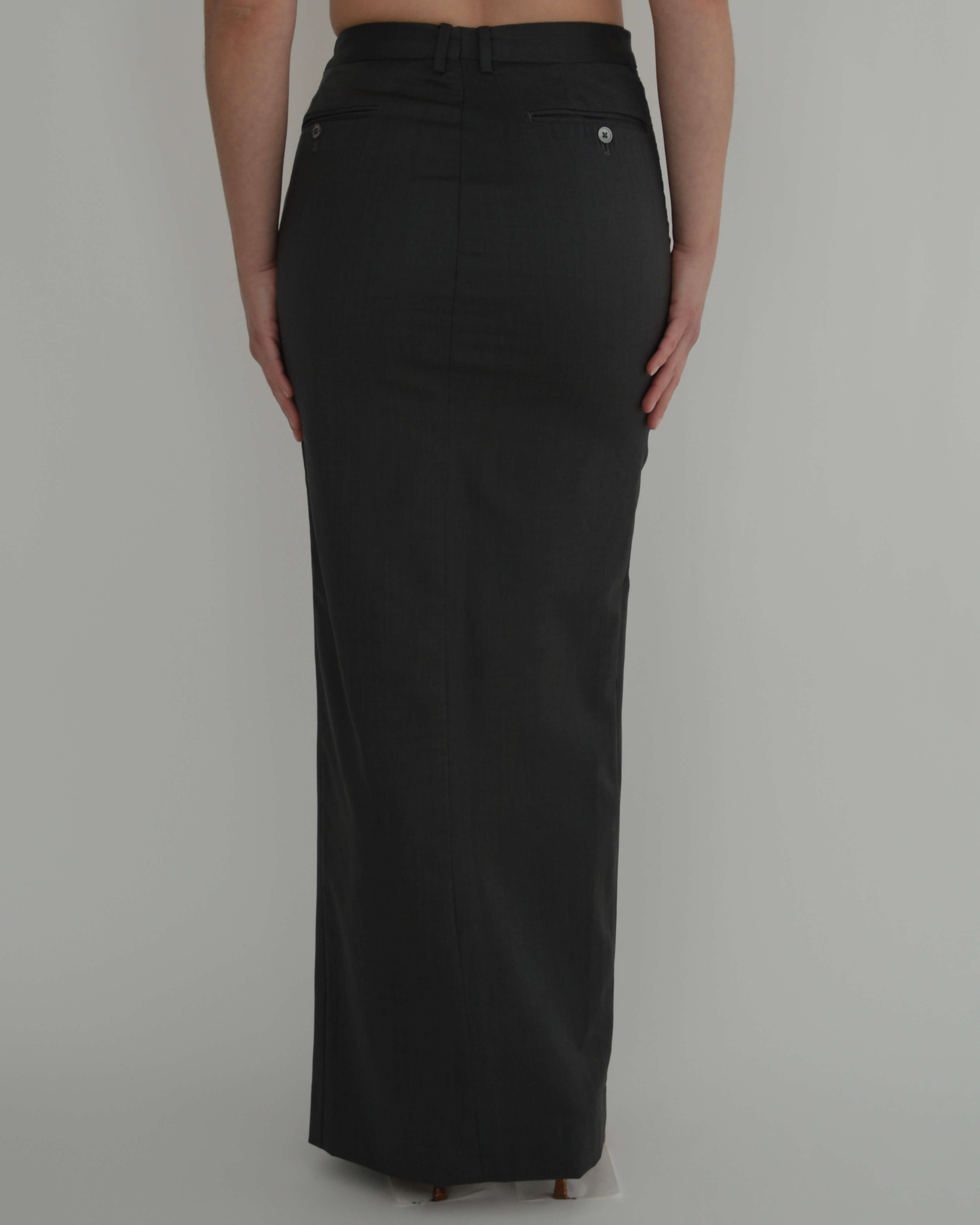 Long Skirt - Silky Grey (S/M)