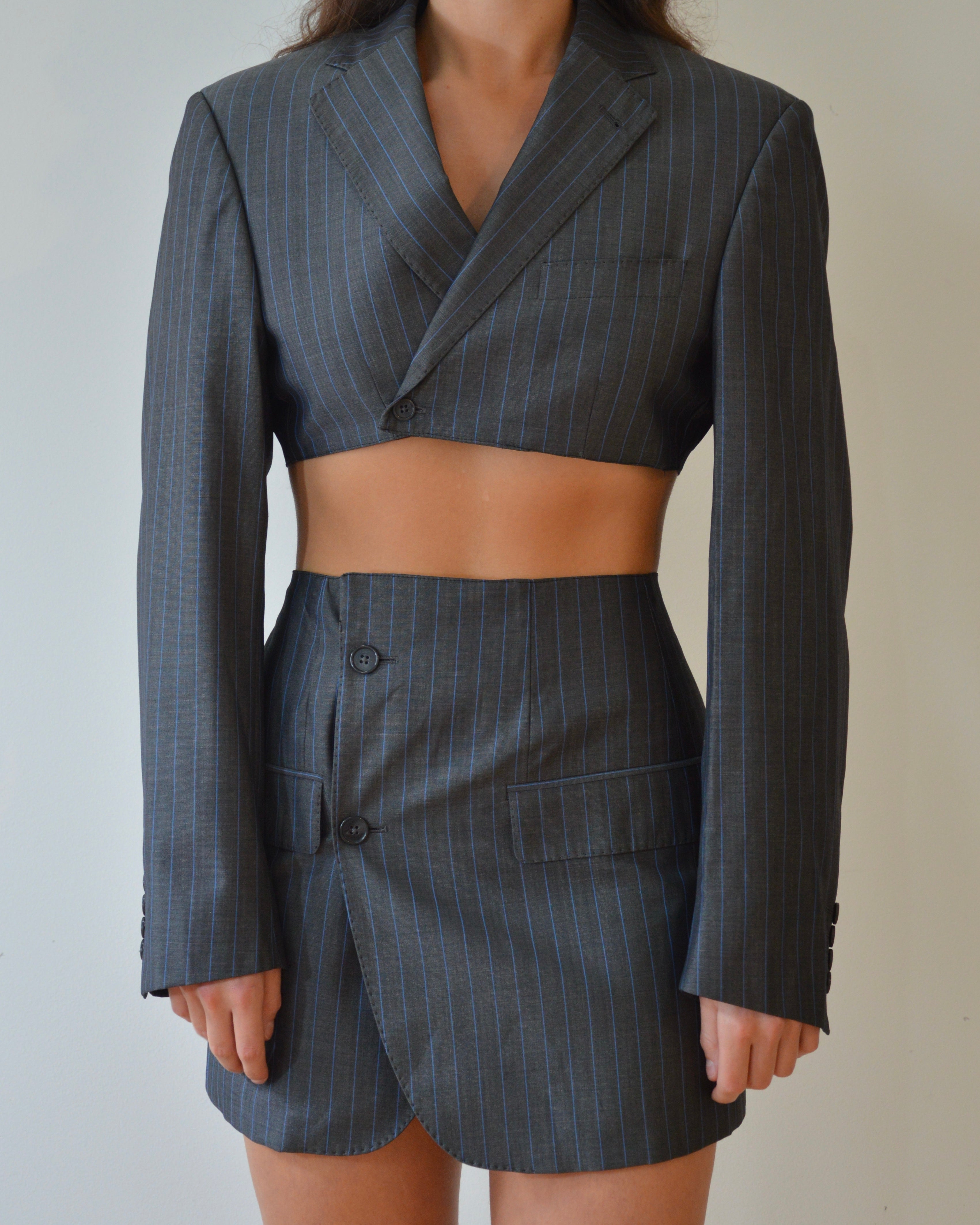 Blaset - bleu gris soyeux (XS/S)