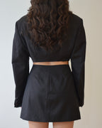 Blaset - silk wool brown (L/XL)