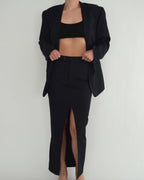 Skirt Suit - Navy Business (S/M)