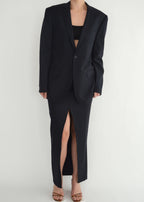 Skirt Suit - Navy Business (S/M)
